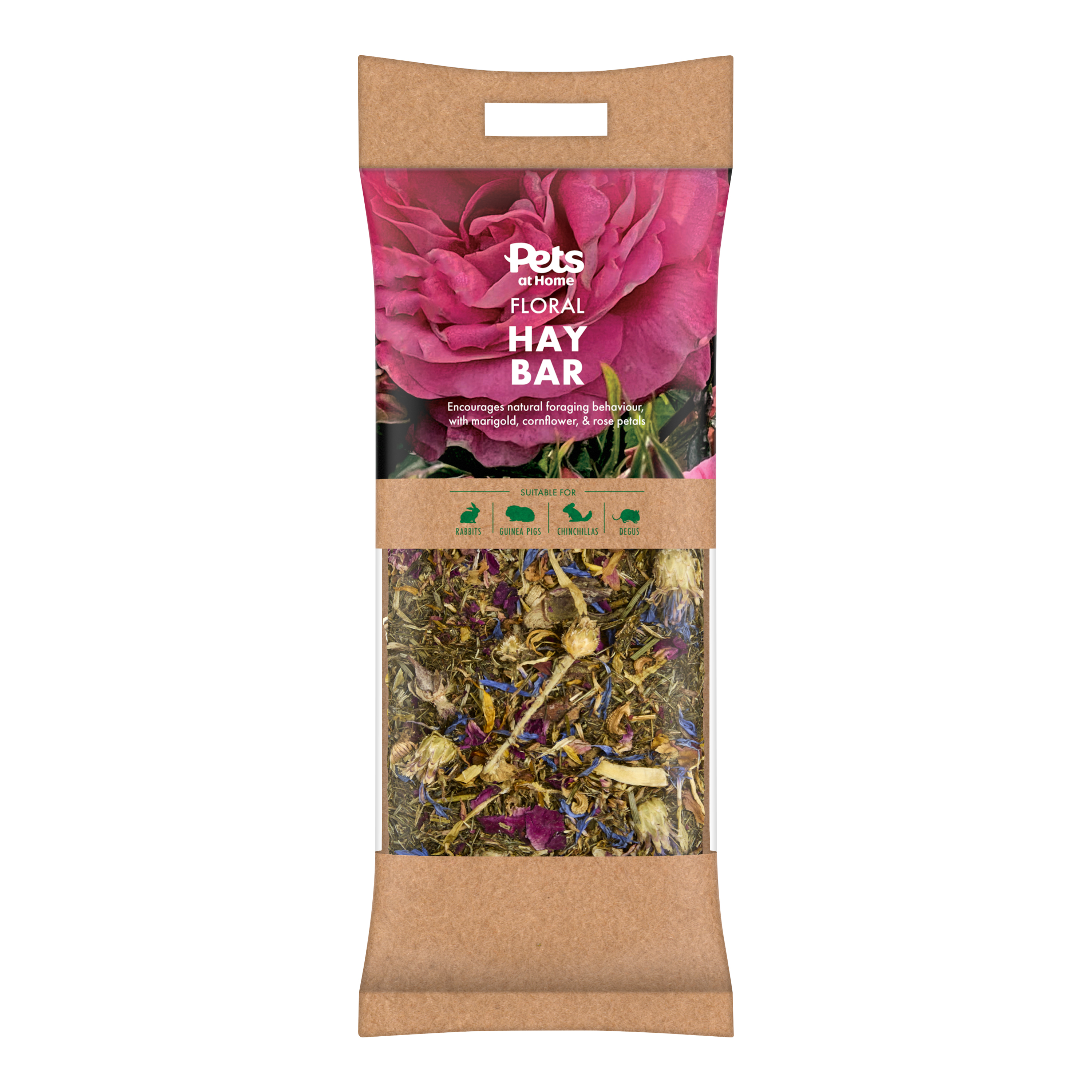 Pets at Home Small Animal Floral Hay Bar Treat