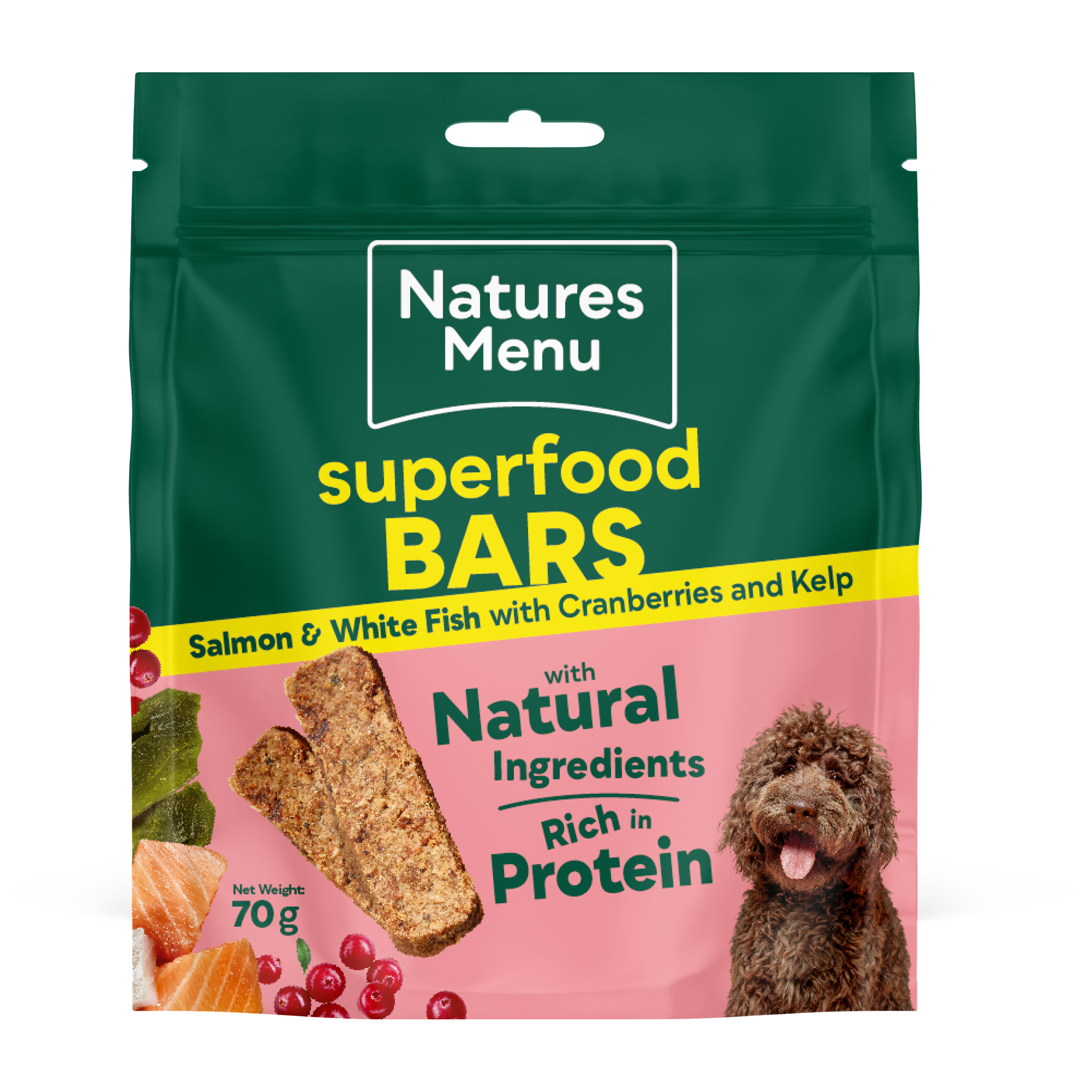 Natures Menu Superfood Bars Fish Dog Treats