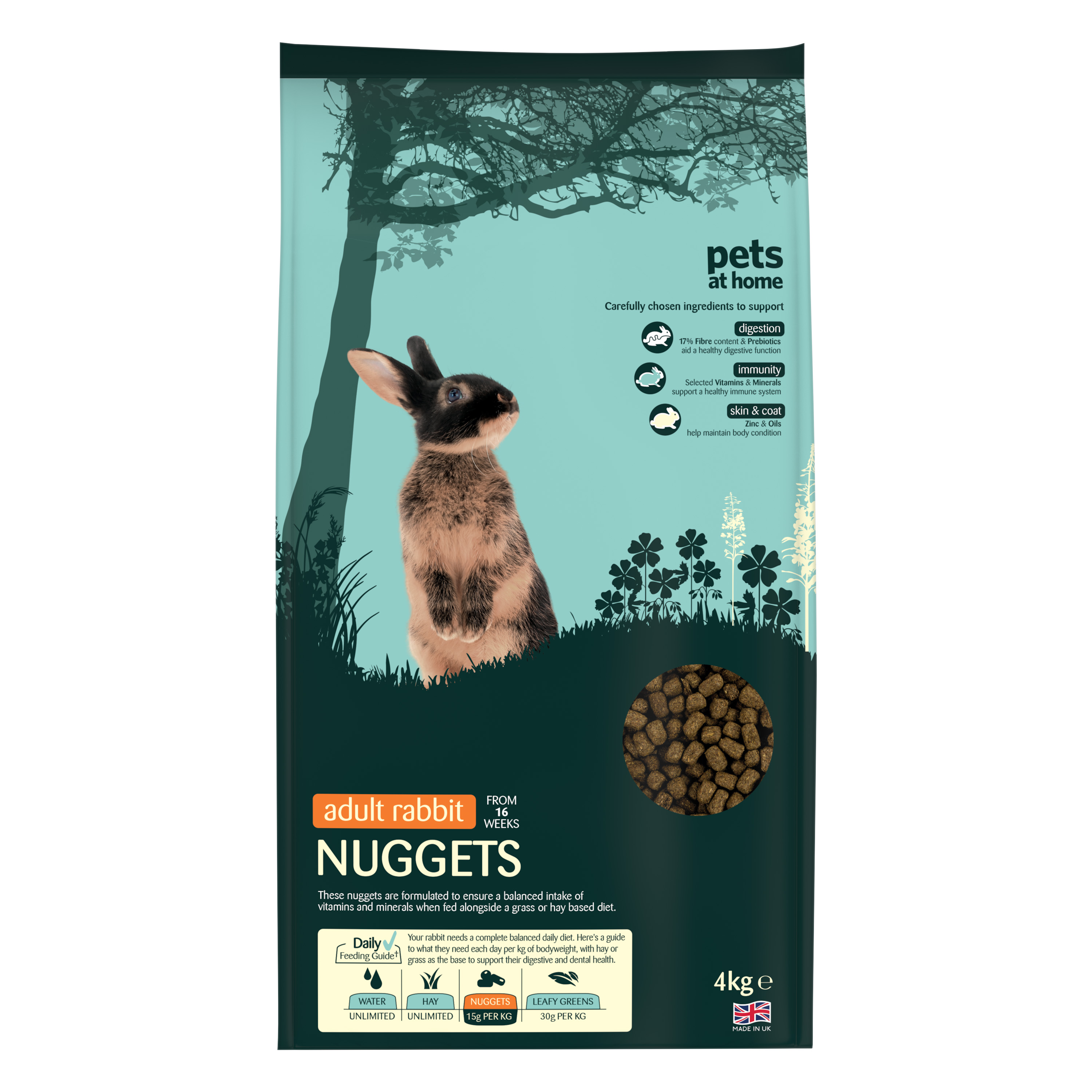 Pets at Home Adult Rabbit Nuggets