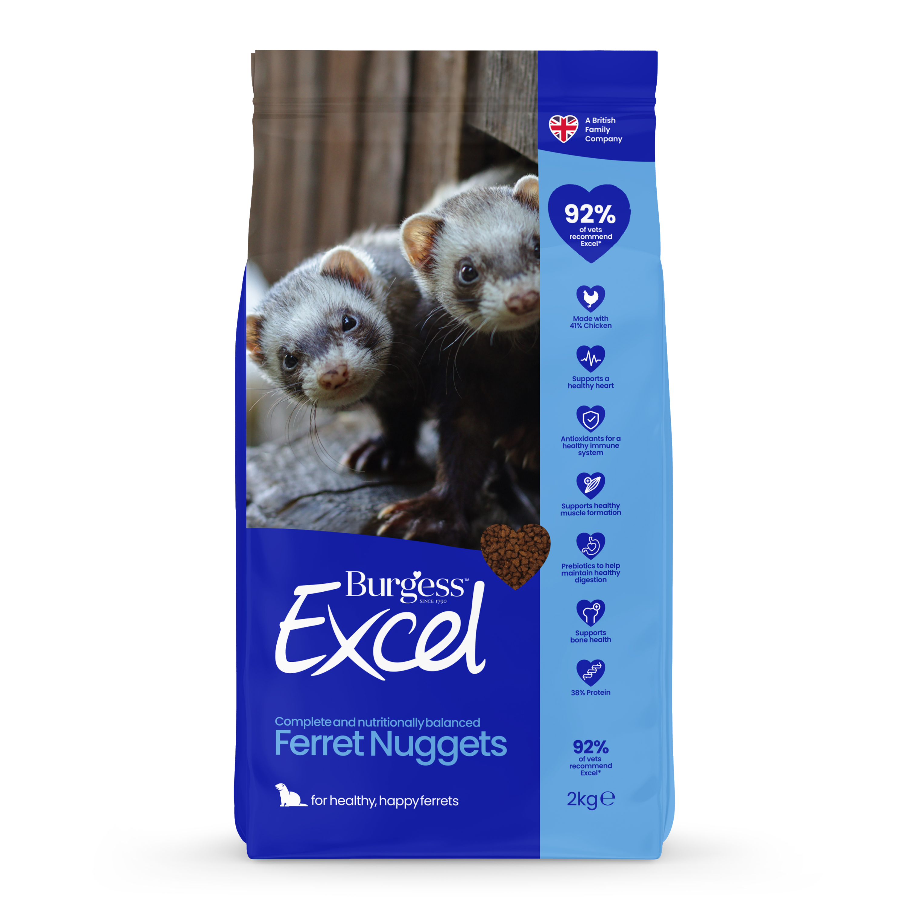 Burgess Excel Ferret Food Nuggets