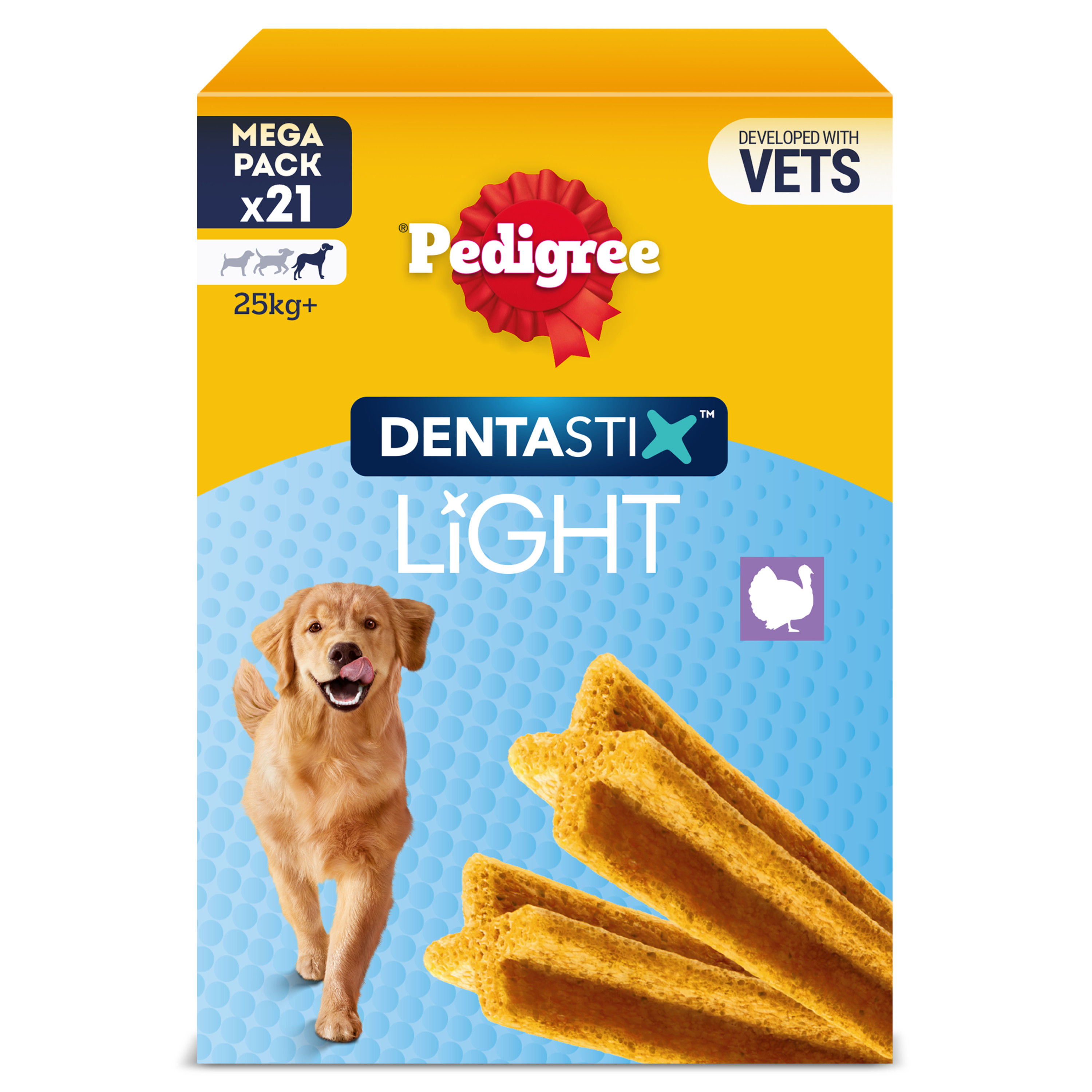 Pedigree Dentastix Light Bulk Pack Daily Dental Chews for Large Breed