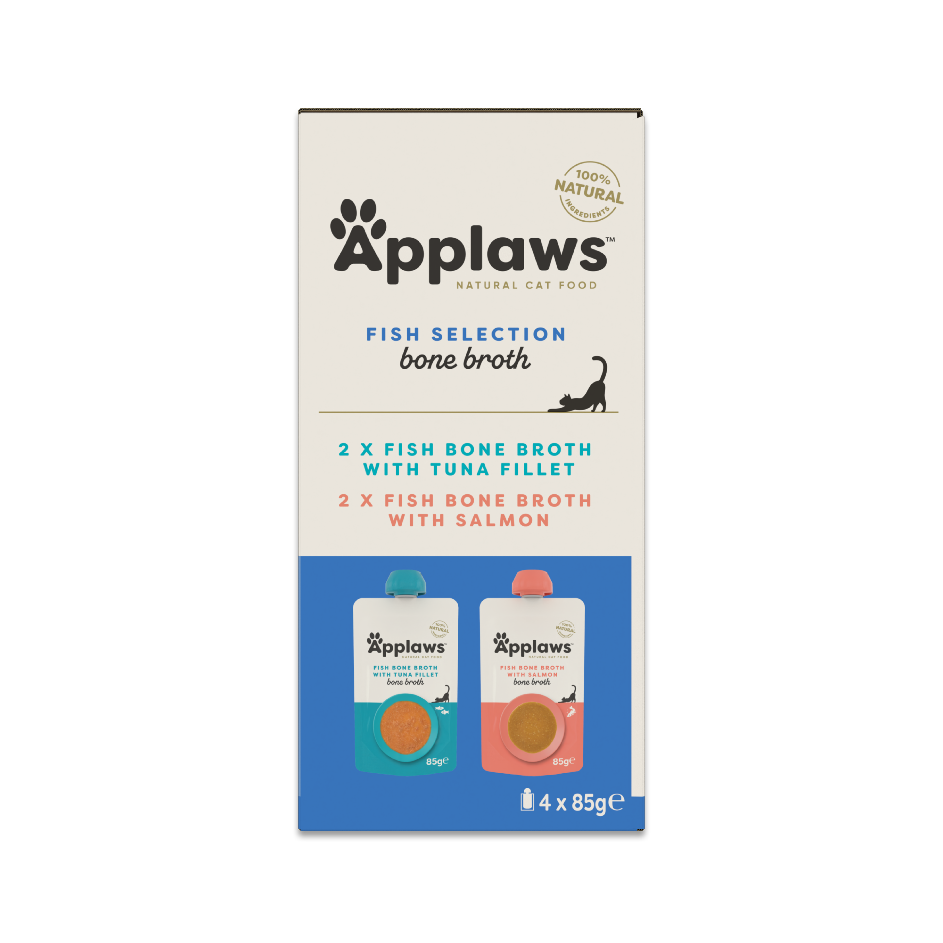 Applaws Natural Adult Wet Cat Food Fish Soup Selection