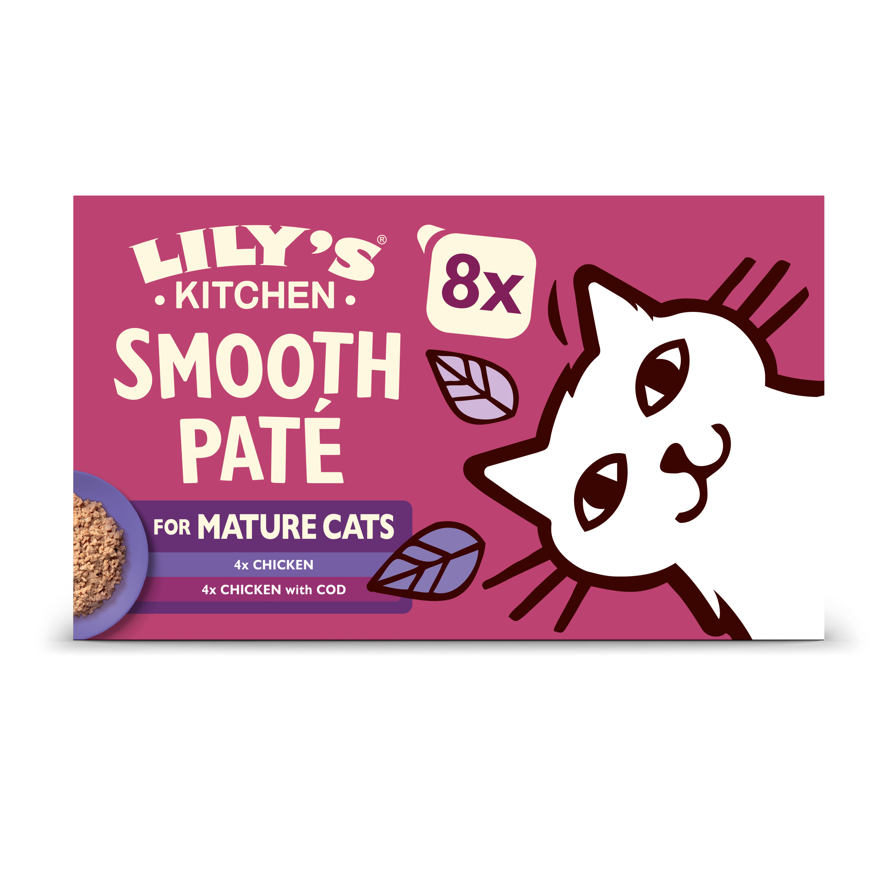 Lily's Kitchen Smooth Pate Senior Wet Cat Food