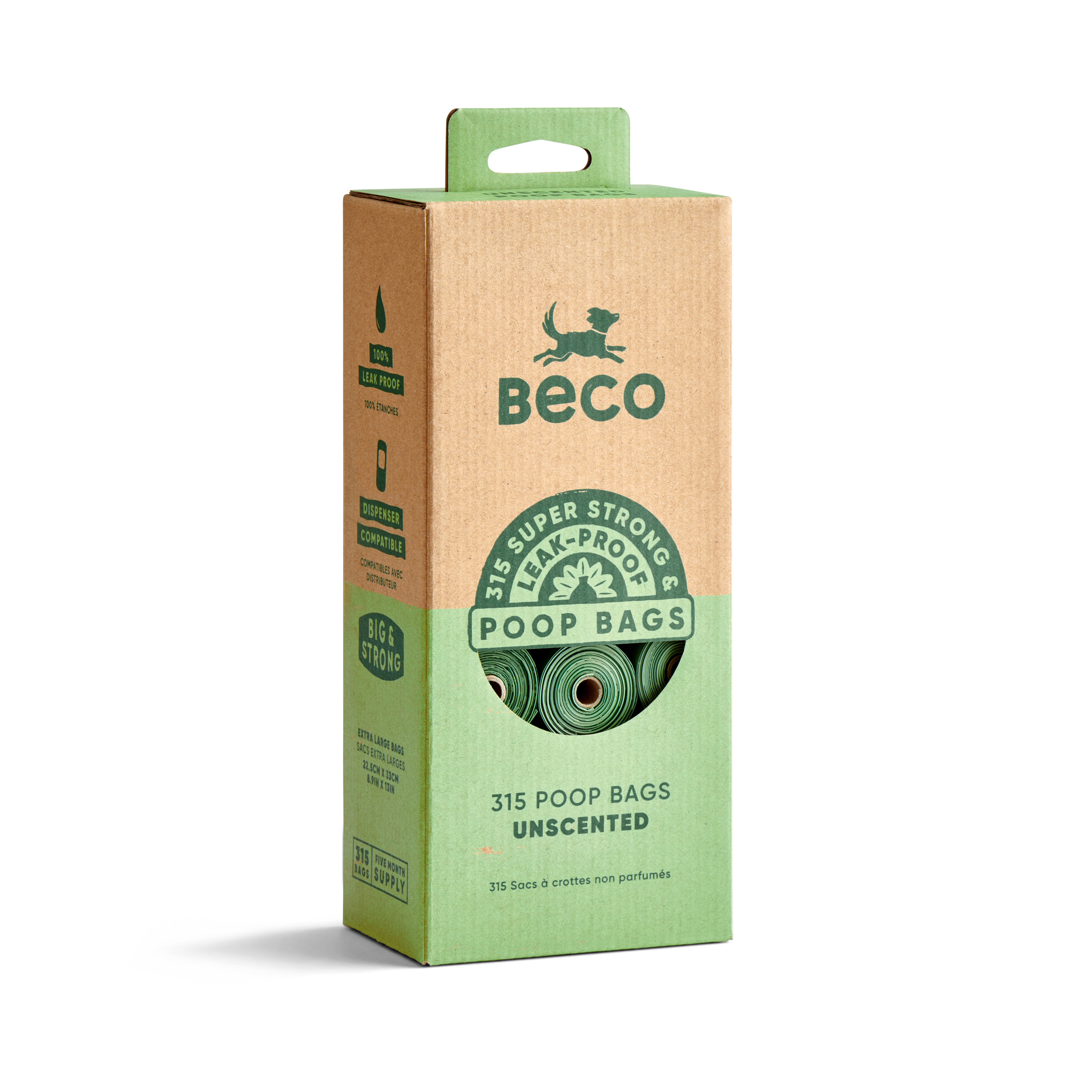 Beco Poop Dog Bags Unscented Bags x315