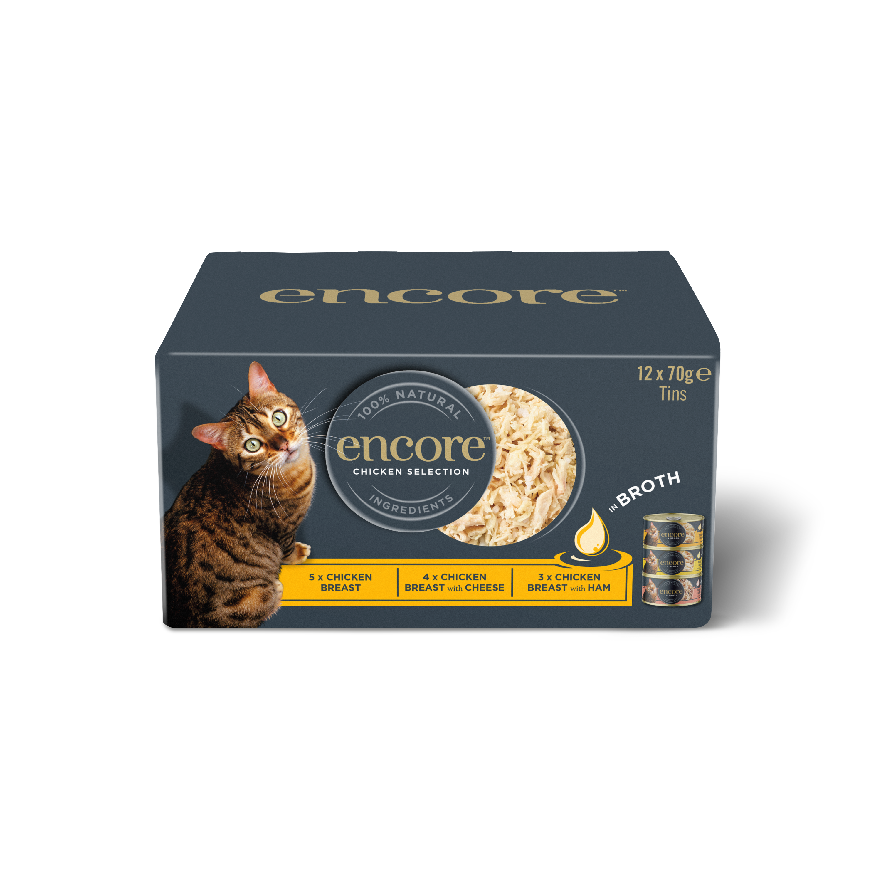 Encore Wet Adult Cat Food Natural Chicken Selection