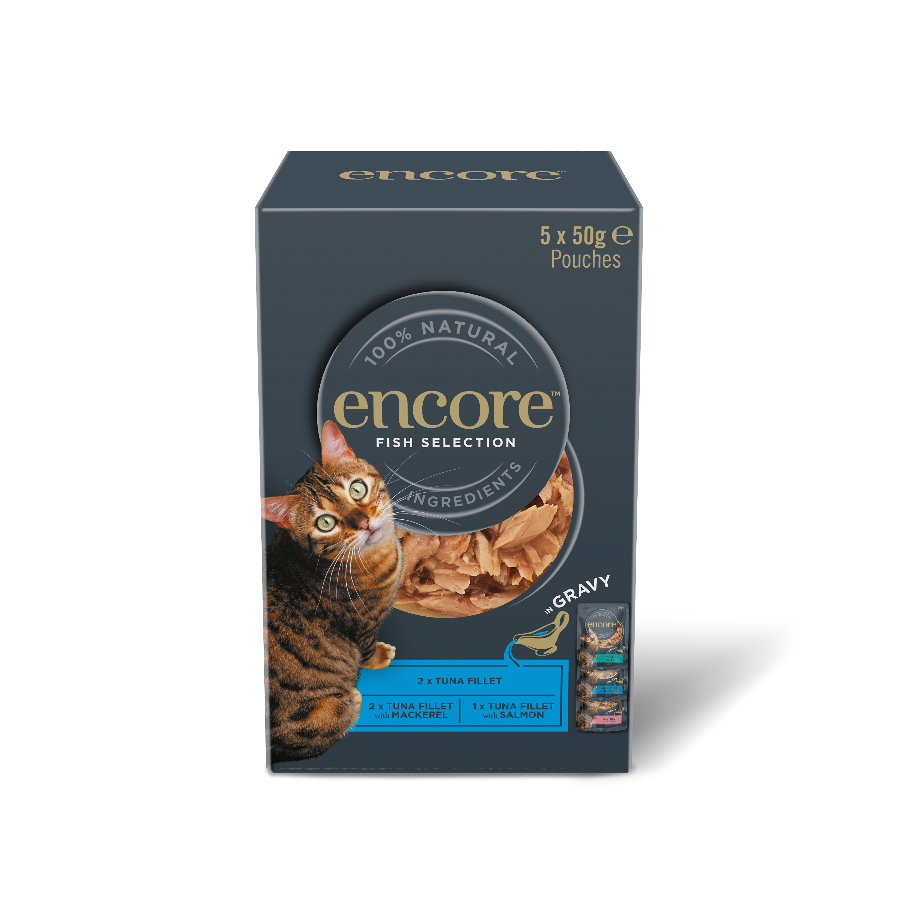 Encore Wet Adult Cat Food Fish Selection in
