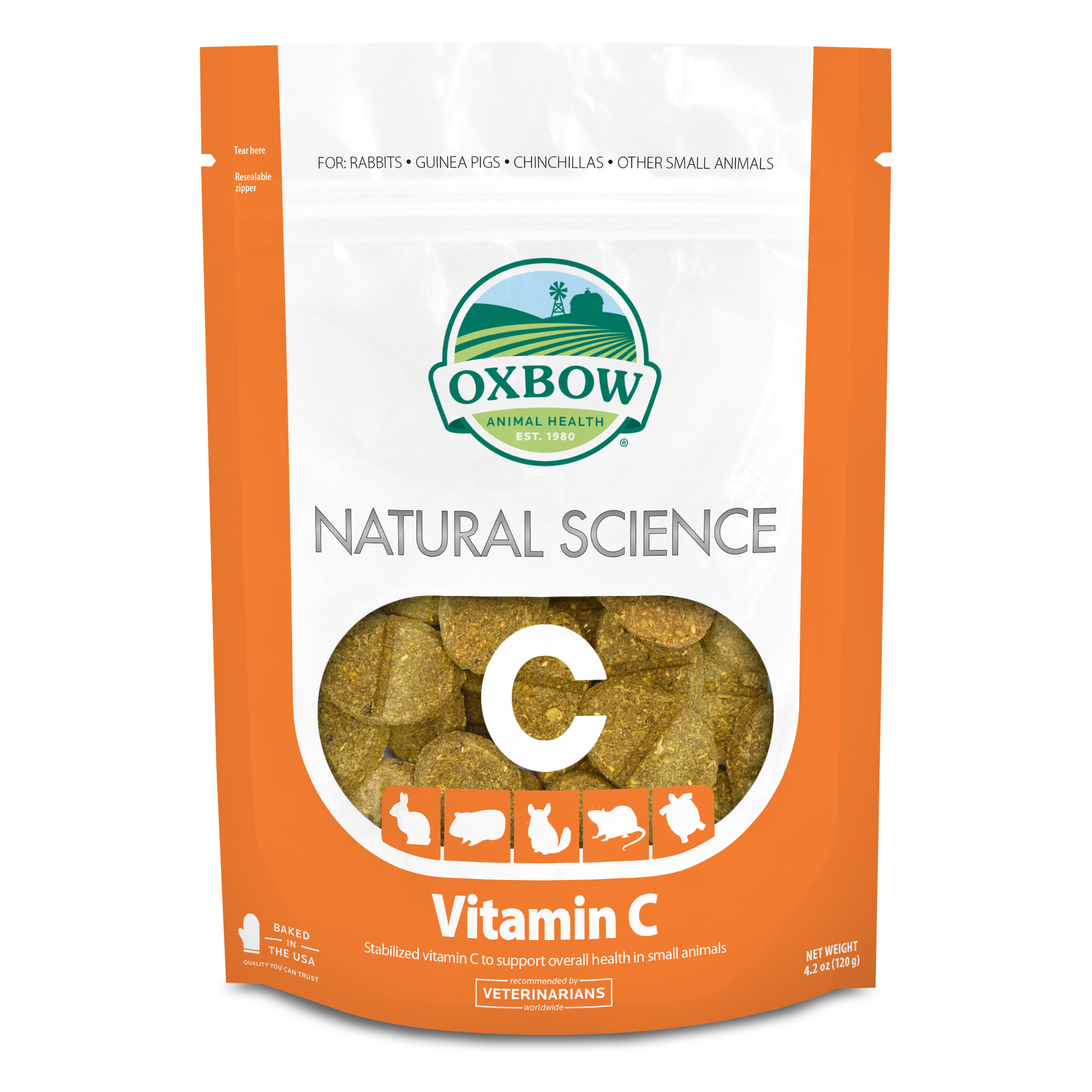 Oxbow Natural Science Vitamin C Small Animal Supplement
