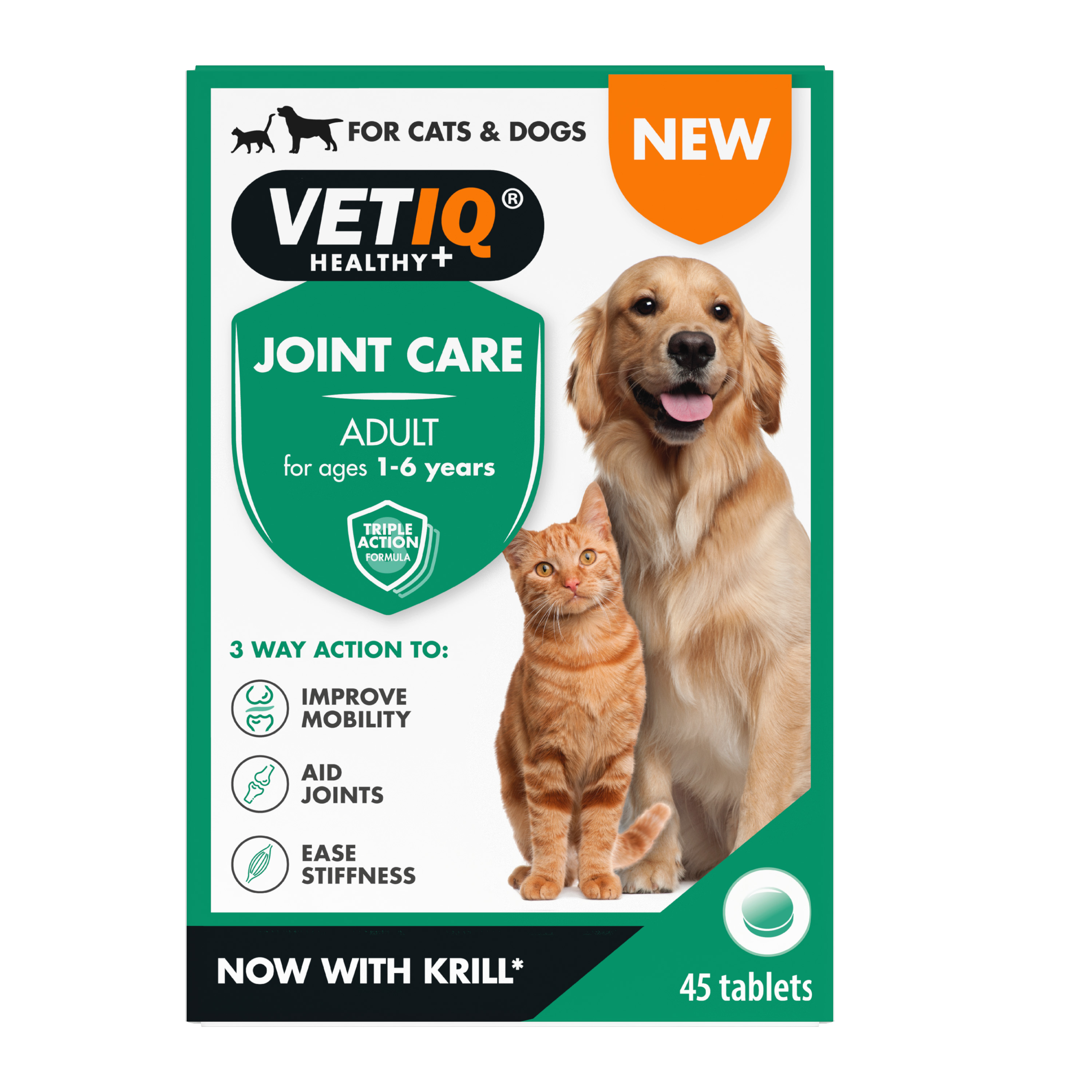 VETIQ Joint Care Tablets for Cats & Dogs