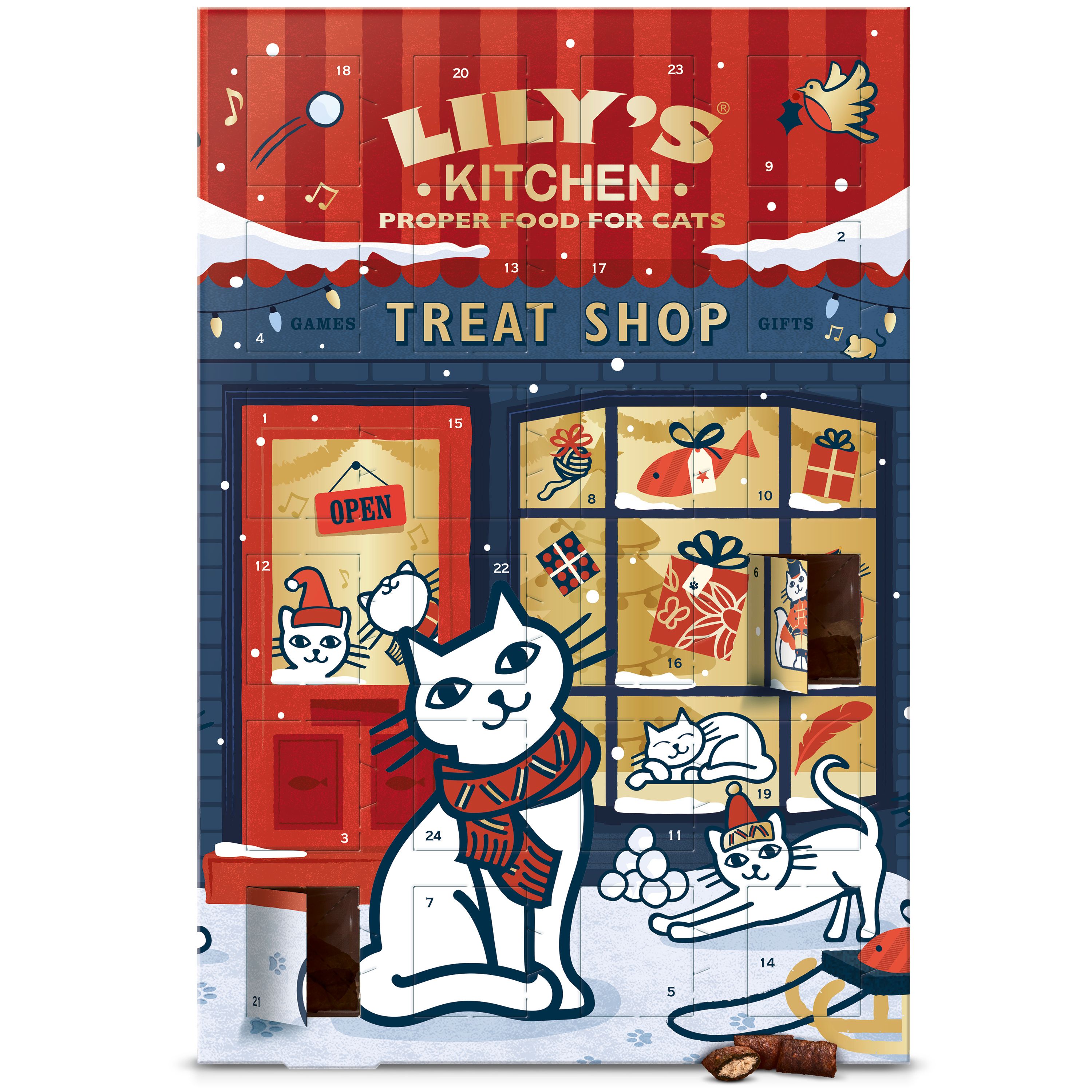 Lily's Kitchen Christmas Cat Advent Calendar