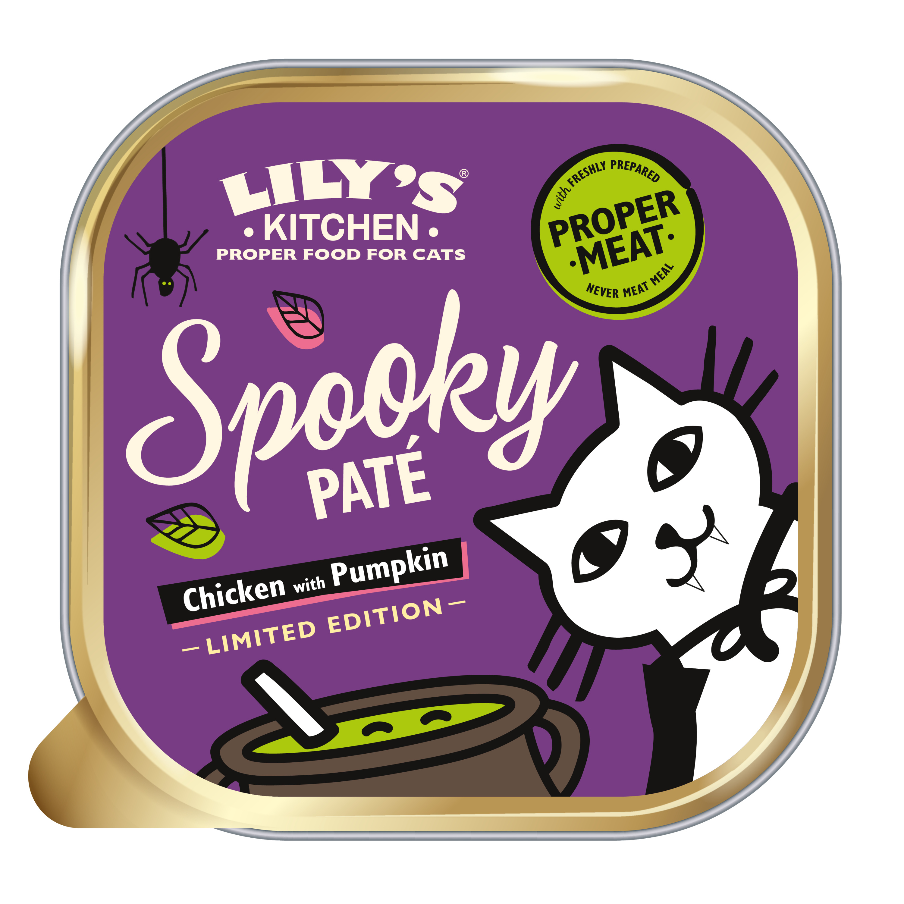 Lily's Kitchen Halloween Spooky Wet Adult Cat Food Chicken Paté