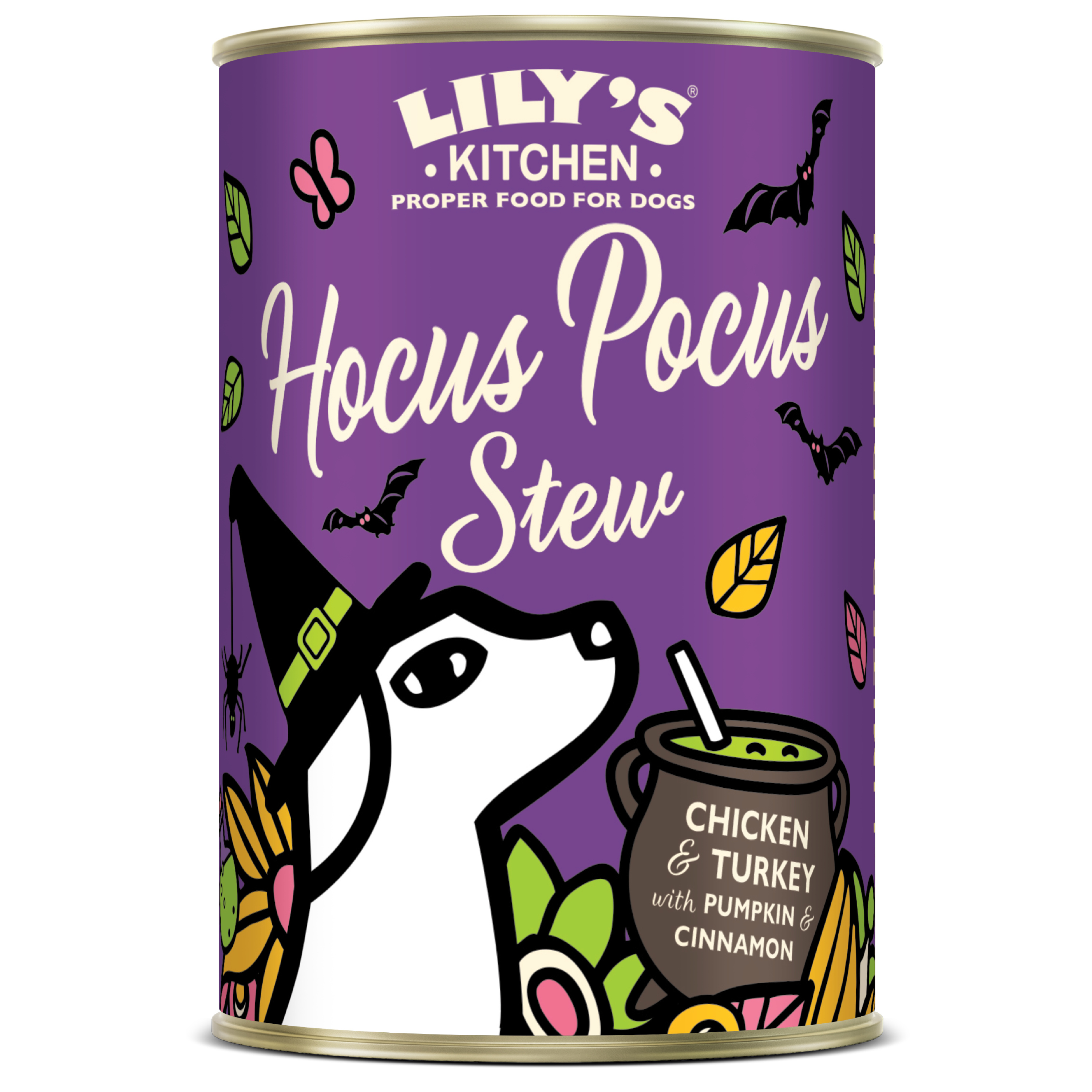Lily's Kitchen Halloween Hocus Pocus Stew Adult Wet Dog Food Tin