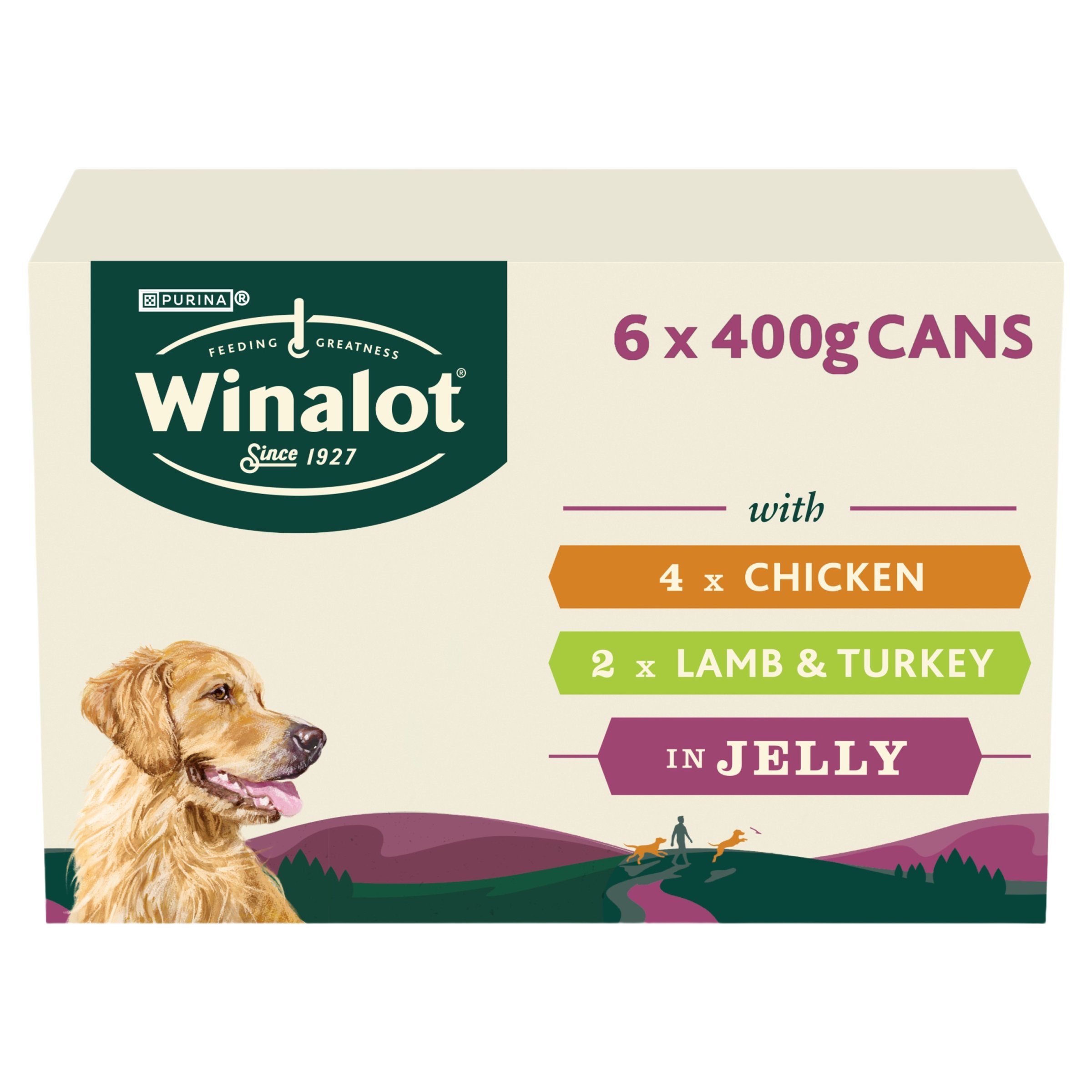 Winalot Mixed Classics In Jelly Wet Dog Food 6X400G