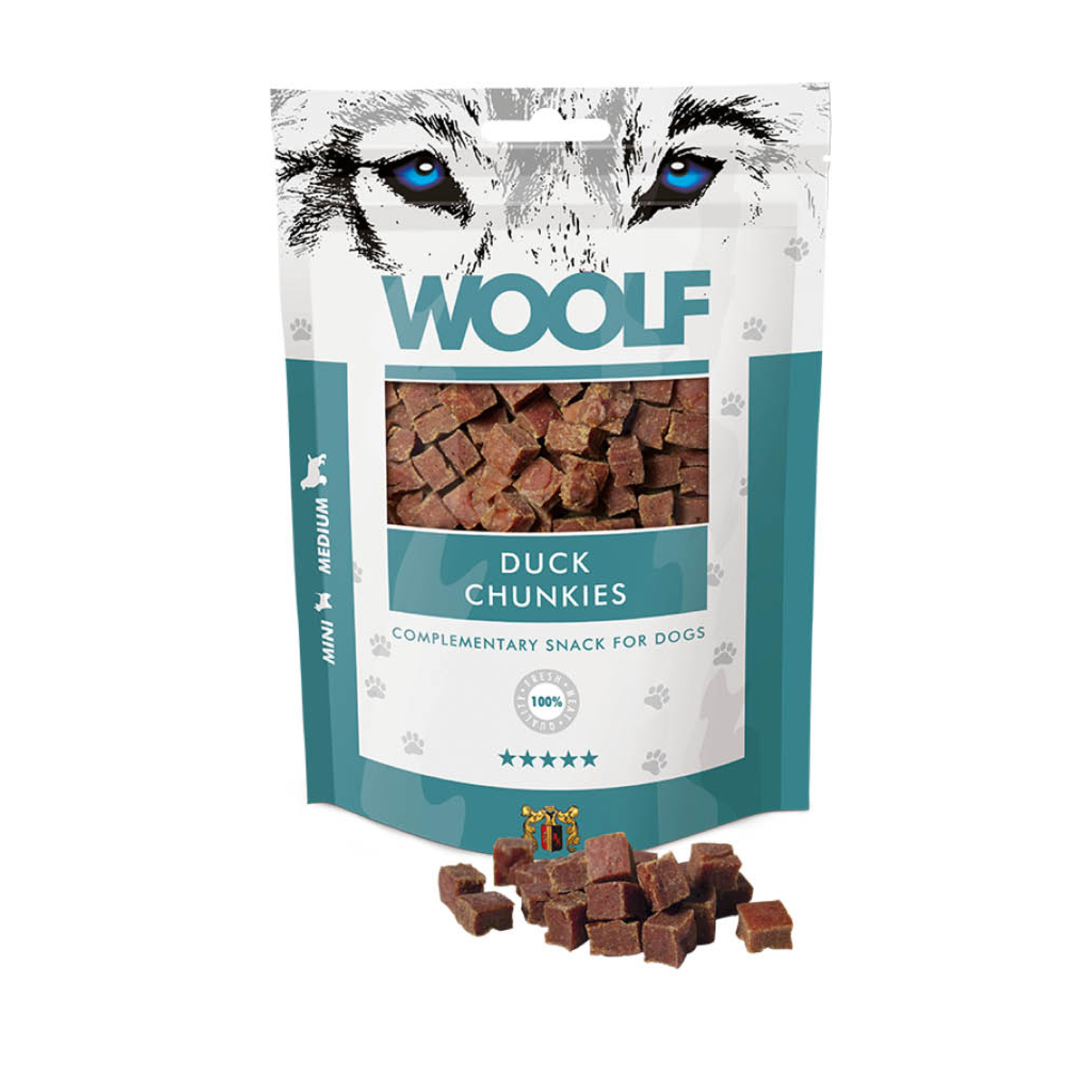 Woolf Duck Chunkies Dog Treats