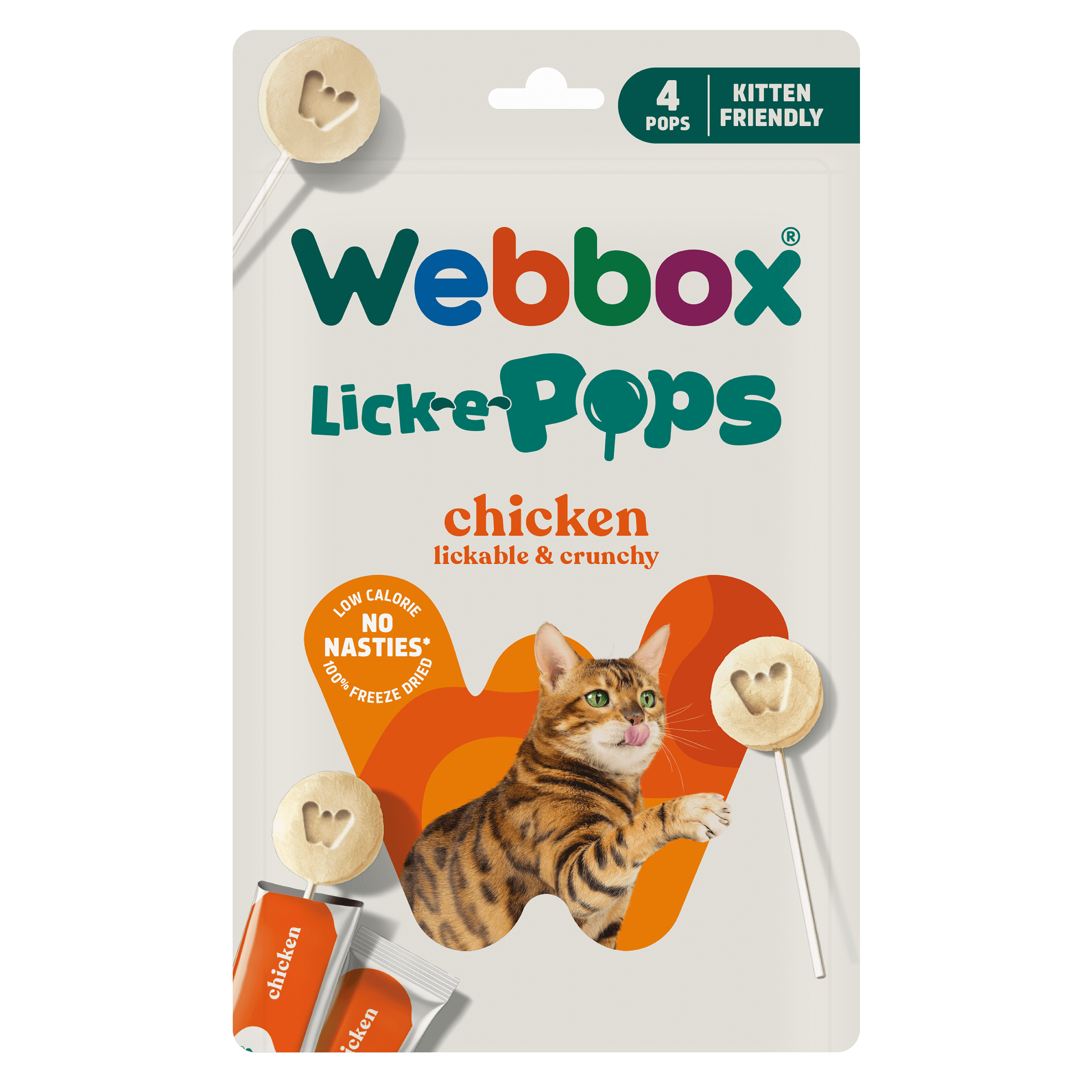 Webbox Lick-e-Lix Lickable Pops Chicken