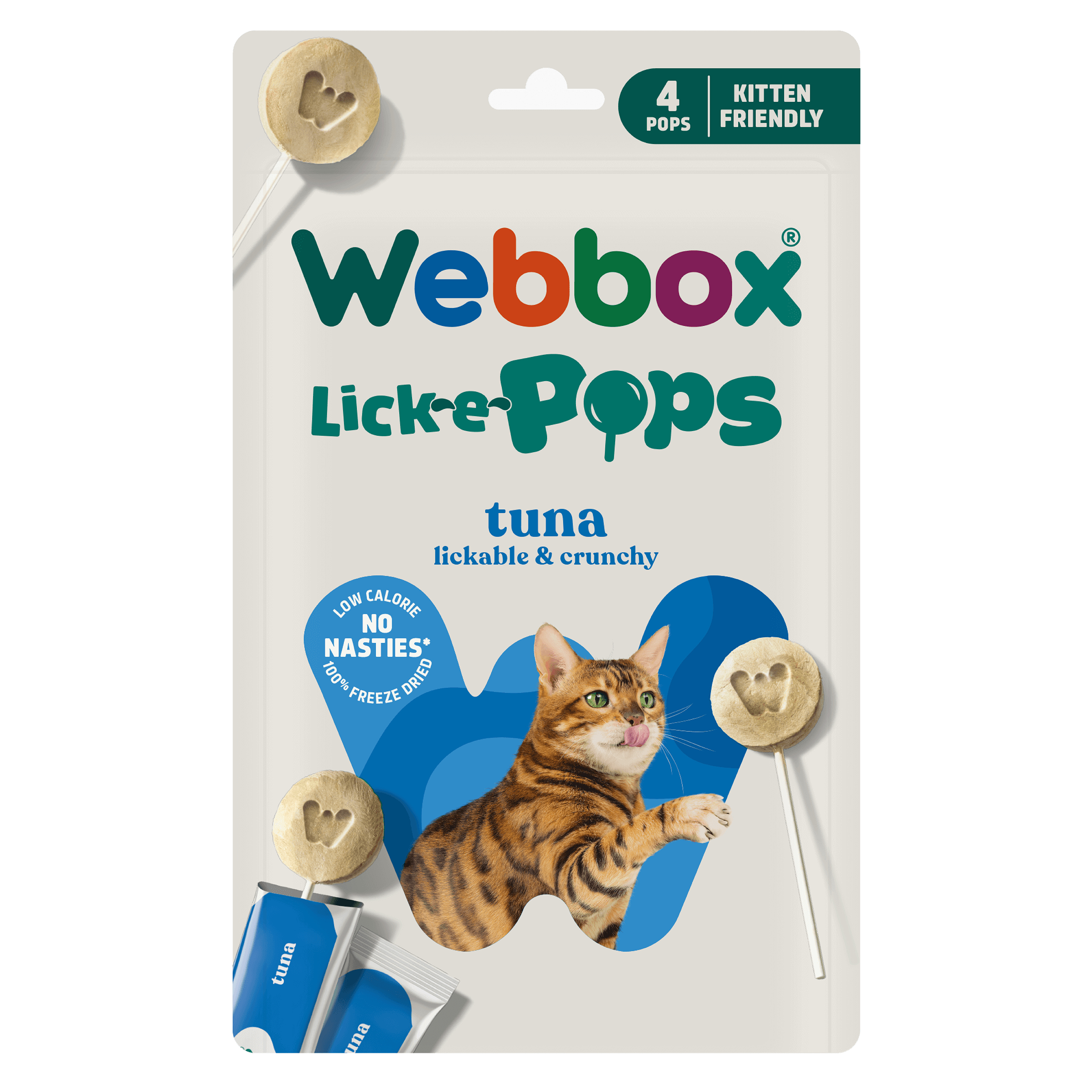 Webbox Lick-e-Lix Lickable Pops Tuna
