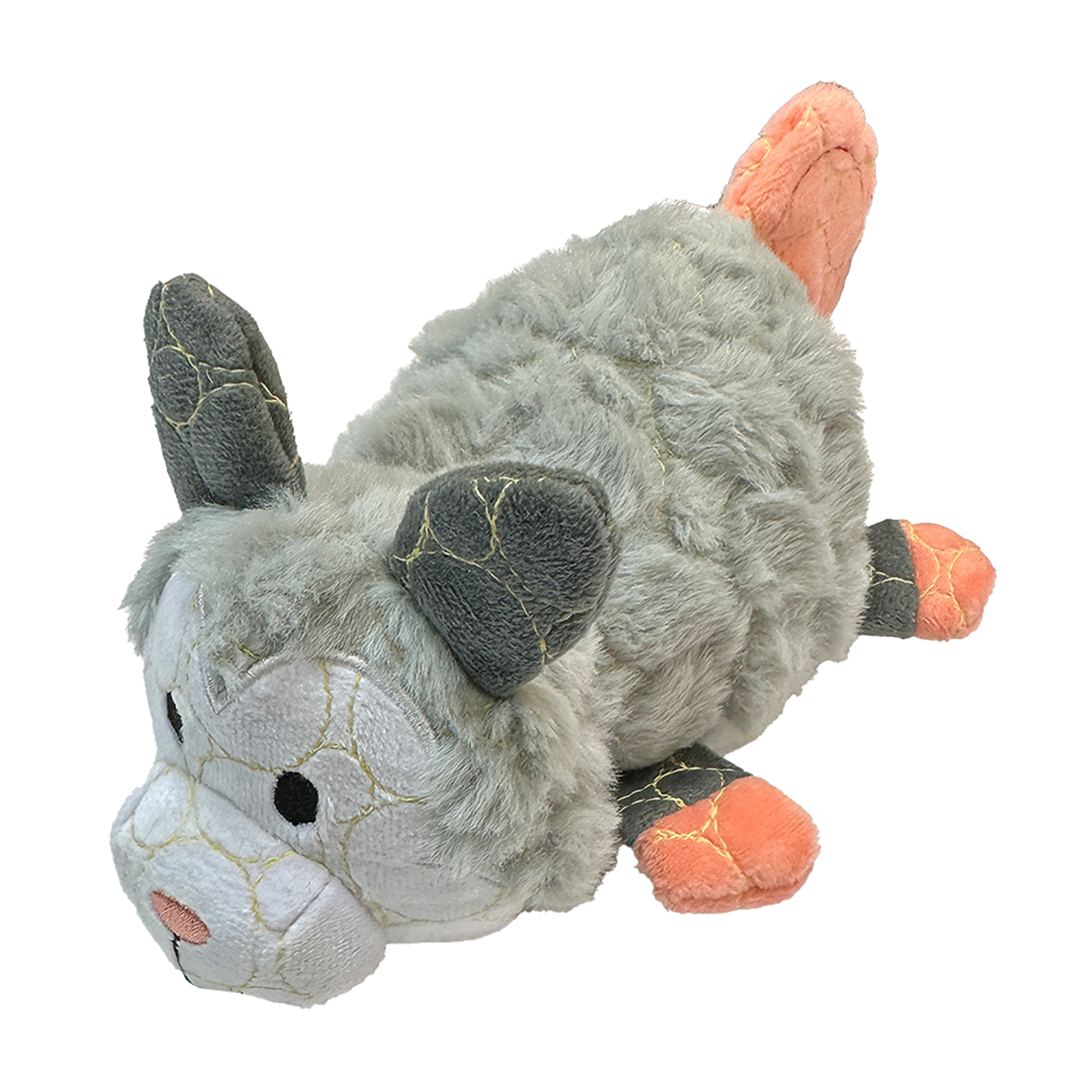 Bite Force Kevlar Tough Plush Opossum Squeak & Crinkle Dog Toy
