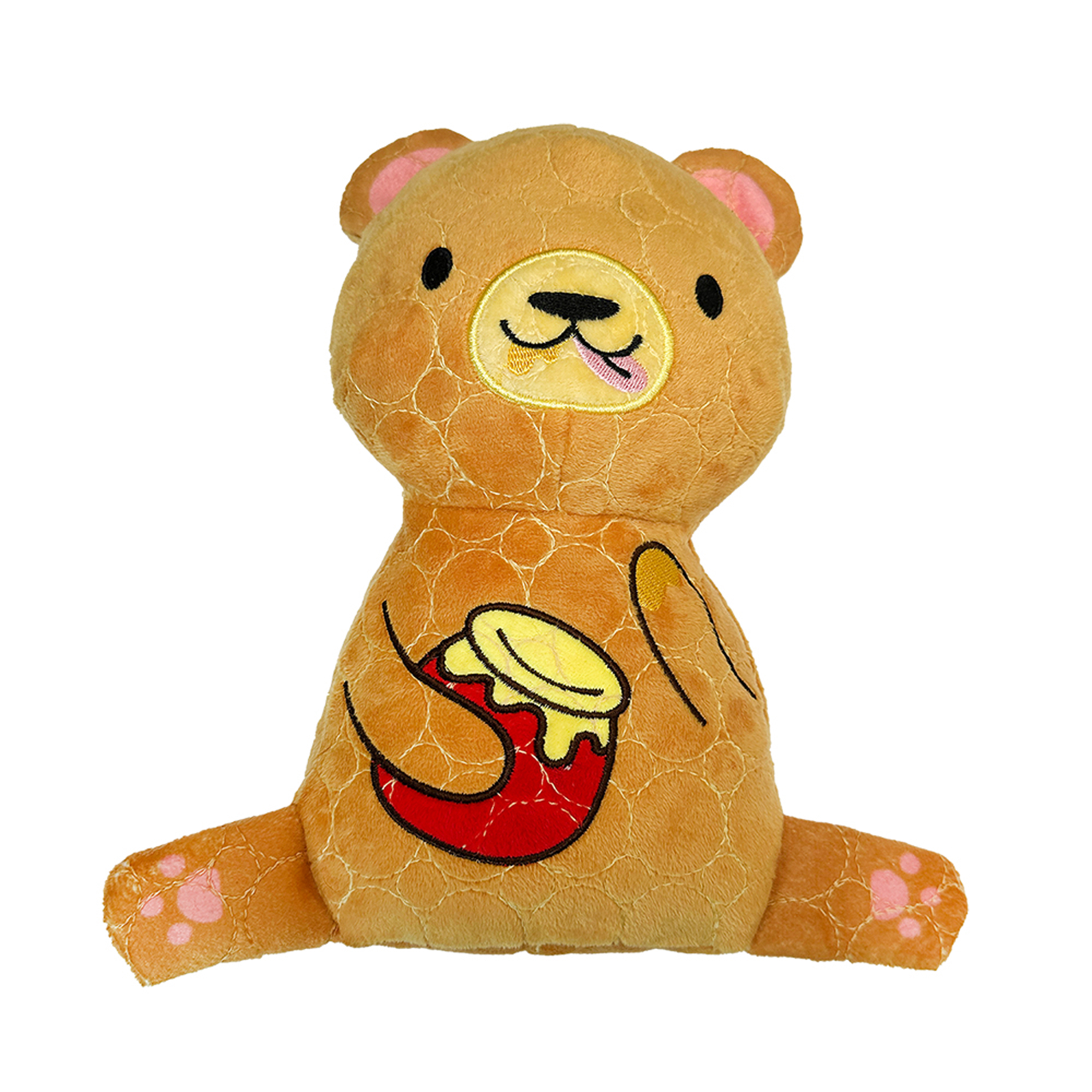 Bite Force Kevlar Tough Plush Bear Squeak & Crinkle Dog Toy
