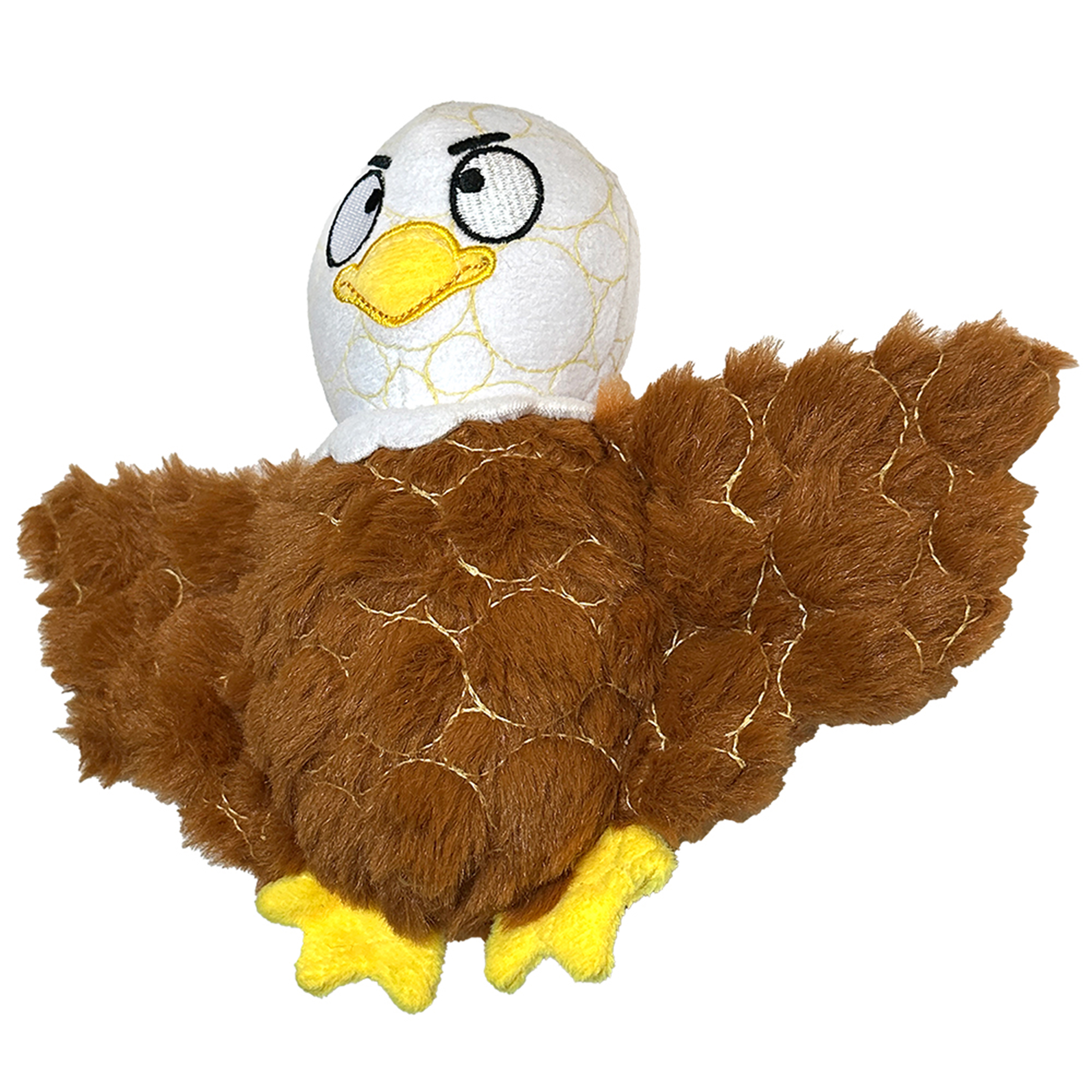 Bite Force Kevlar Tough Plush Eagle Squeak & Crinkle Dog Toy