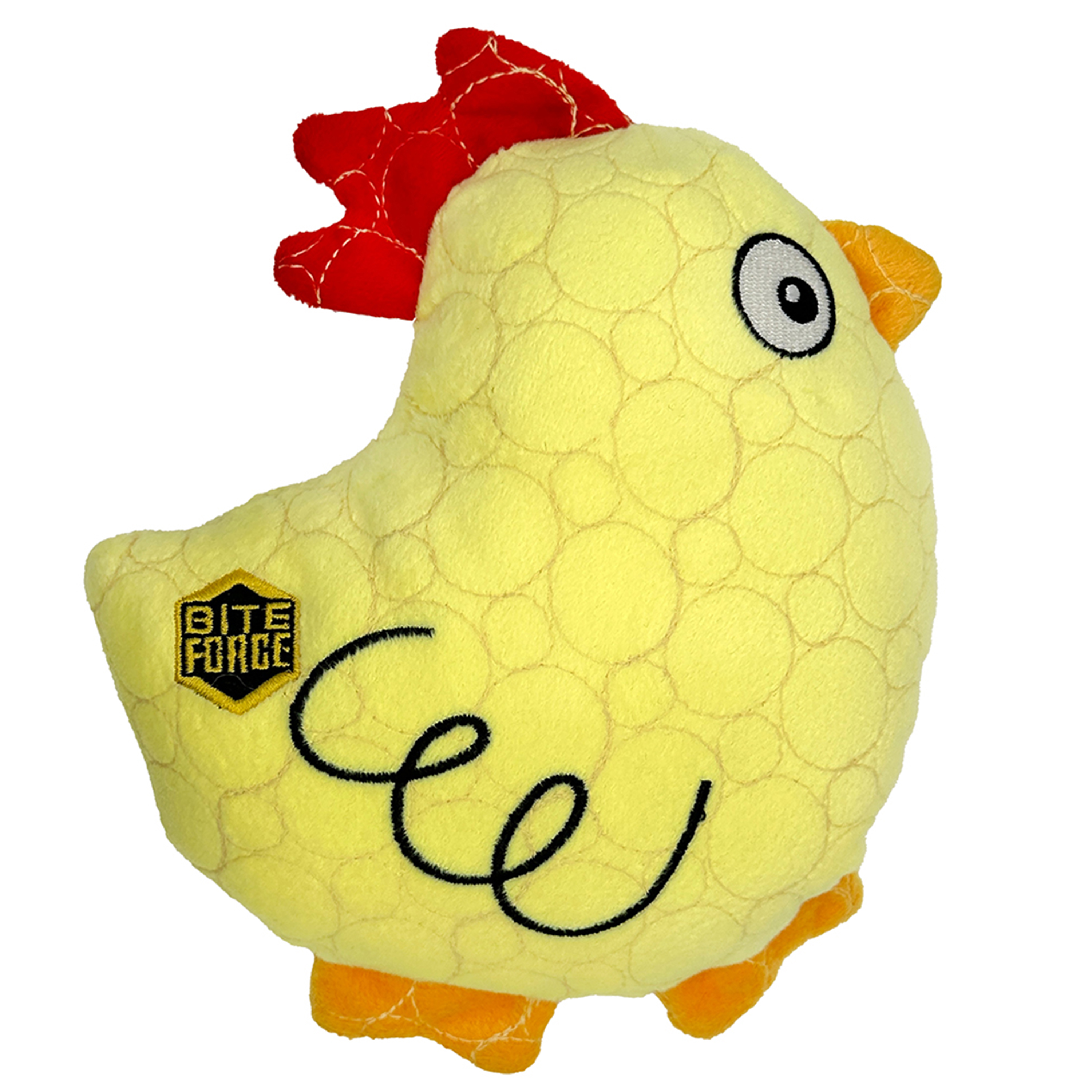 Bite Force Kevlar Tough Plush Chicken Squeak &