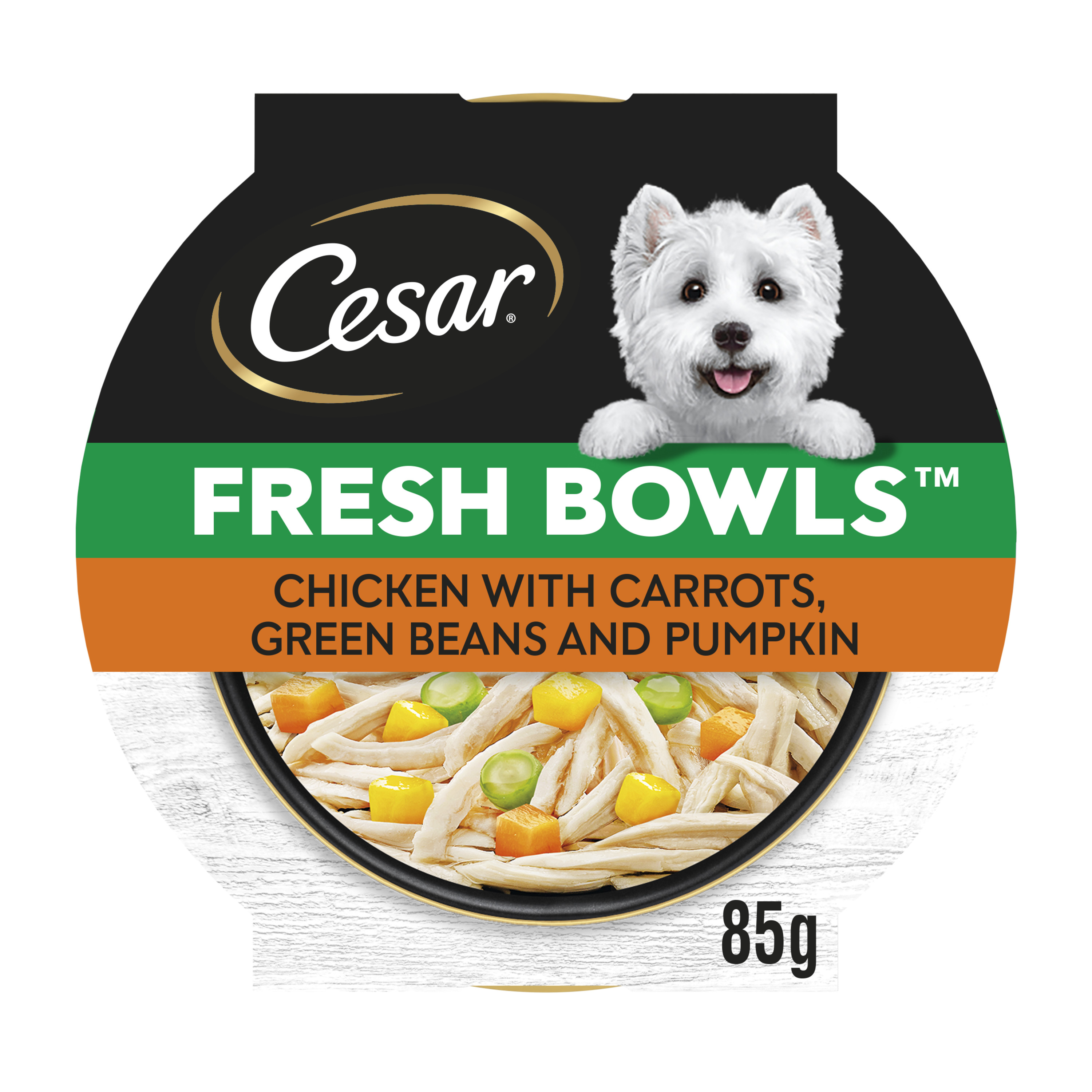 Cesar Fresh bowls with Chicken in Gravy Adult Wet Dog Food Tray
