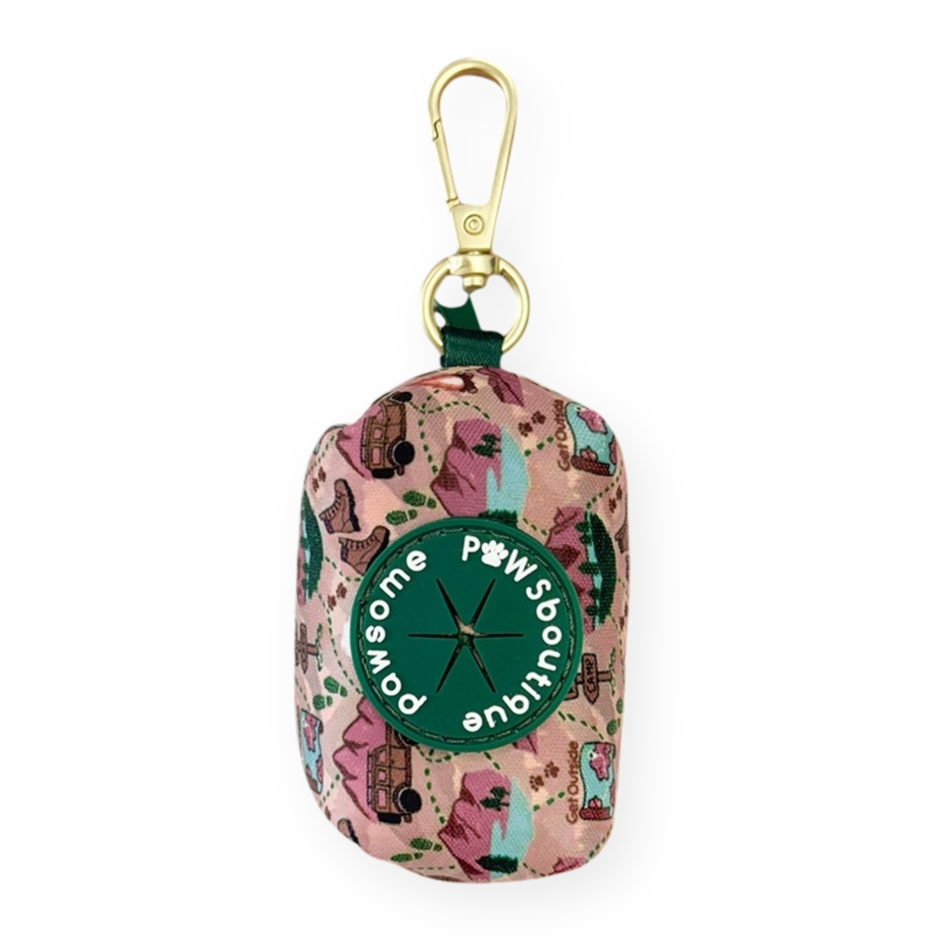Pawsome Paws Boutique Adventure Awaits Dog Poo Bag Holder