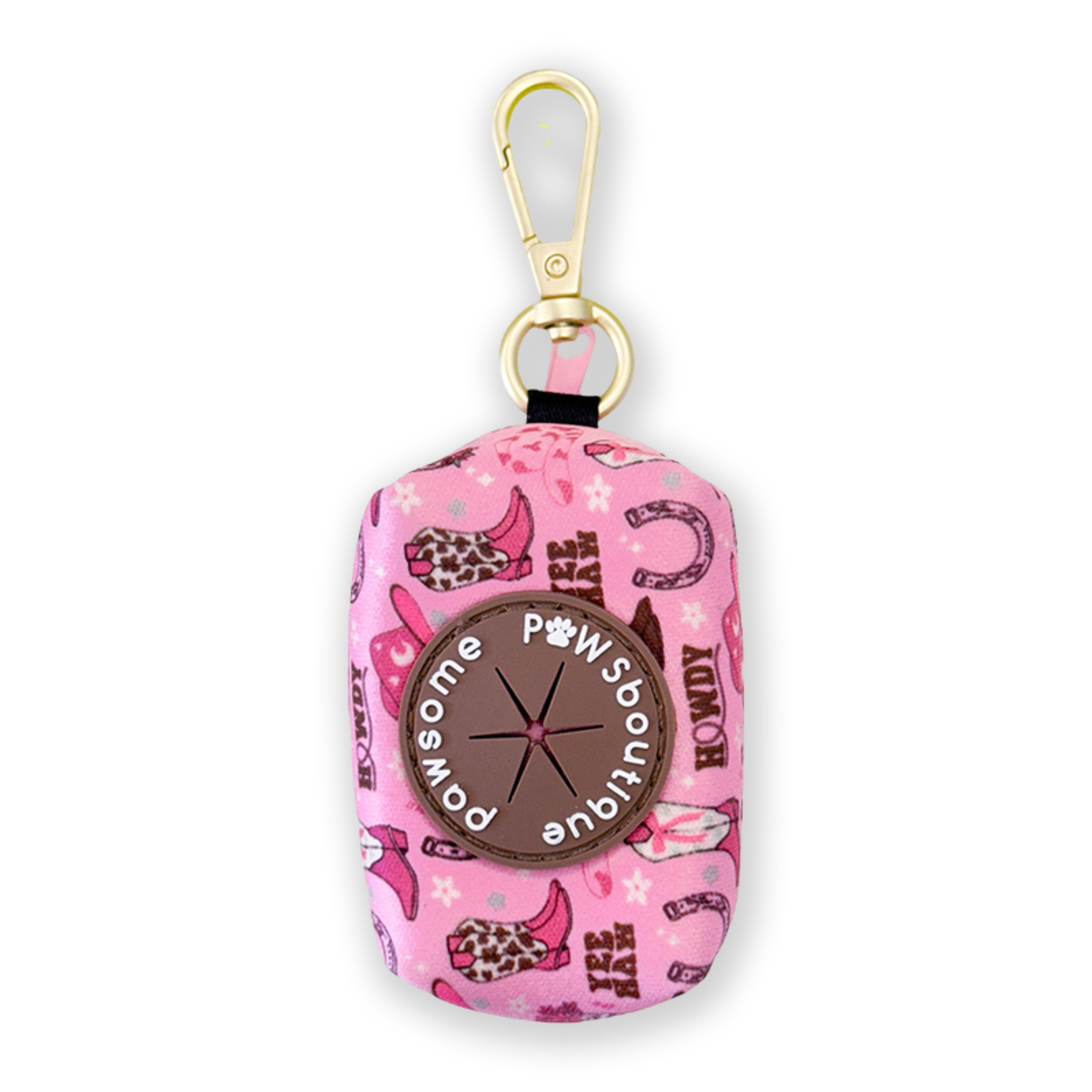 Pawsome Paws Boutique Cowgirl Dog Poo Bag Holder