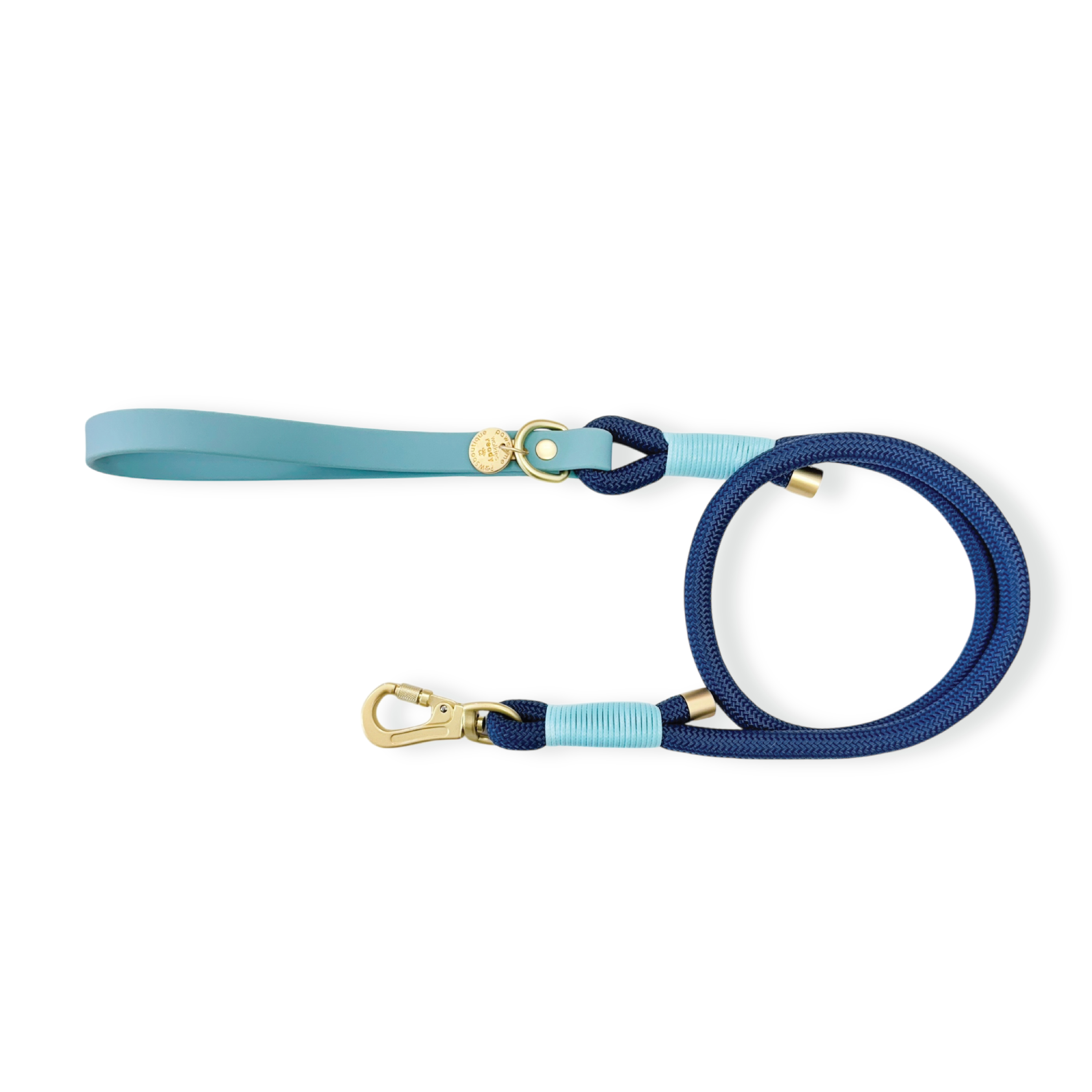 Pawsome Paws Boutique 4ft Rope Dog Lead Royal Blue