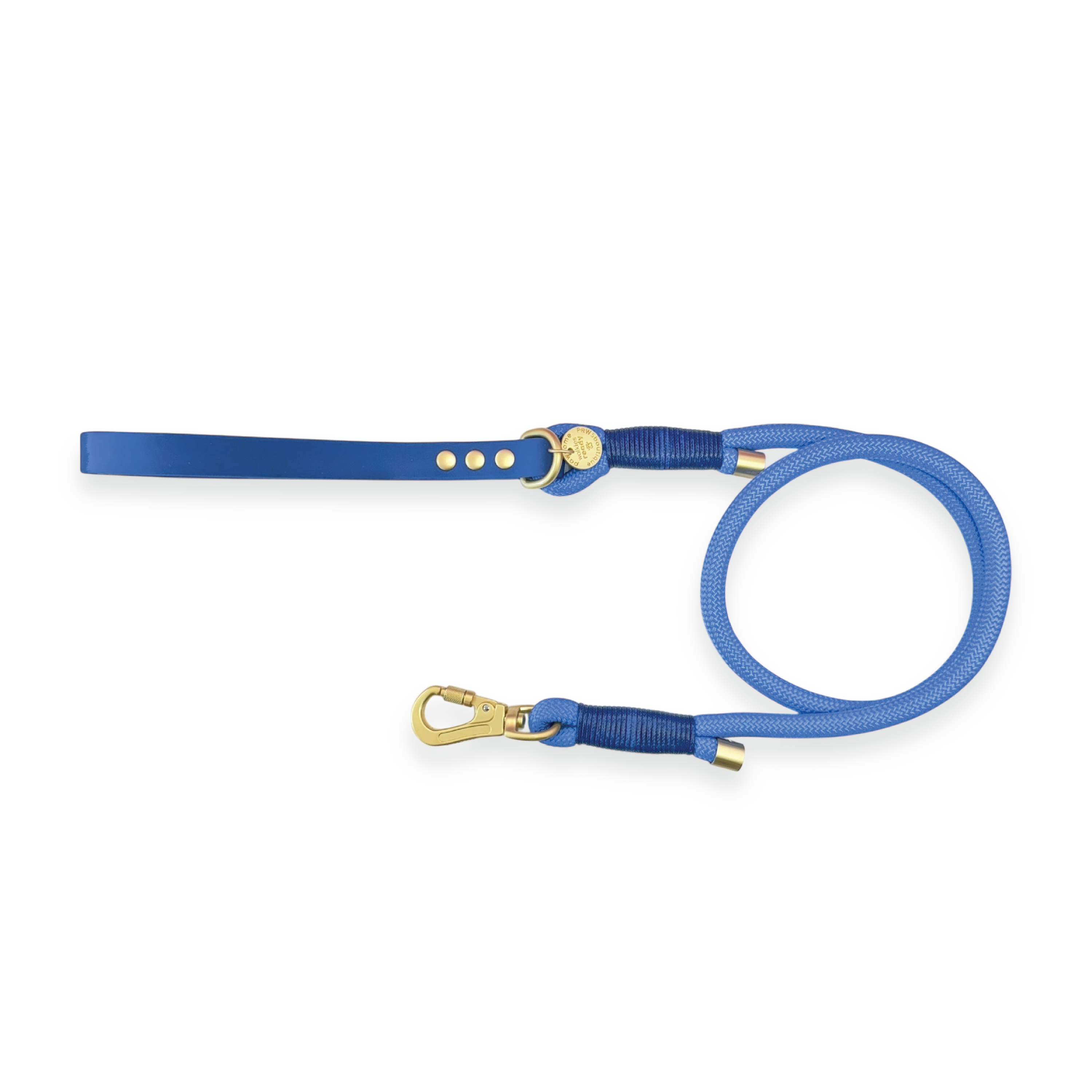 Pawsome Paws Boutique 4ft Rope Dog Lead Cornflower Blue