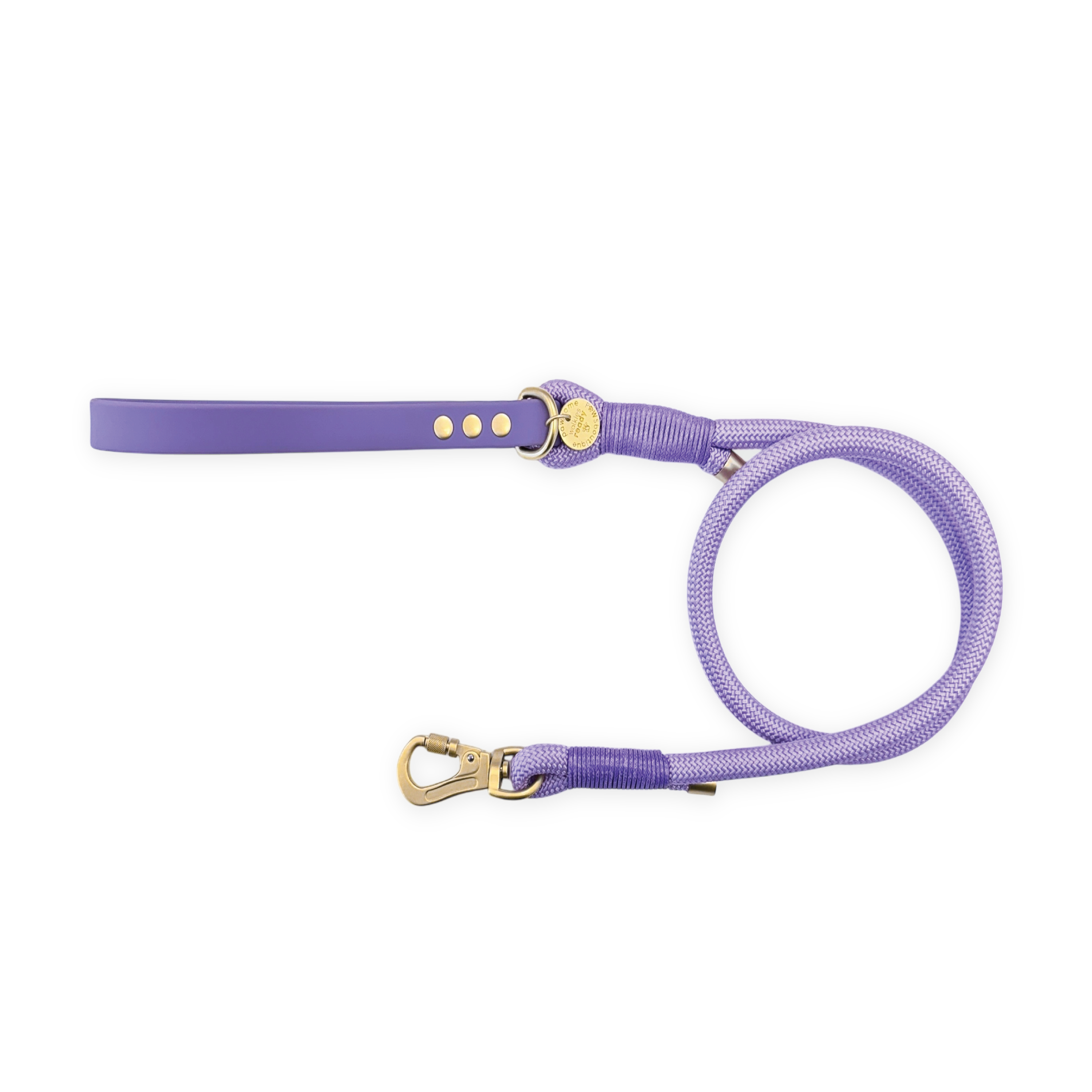 Pawsome Paws Boutique 4ft Rope Dog Lead Lavender Lilac