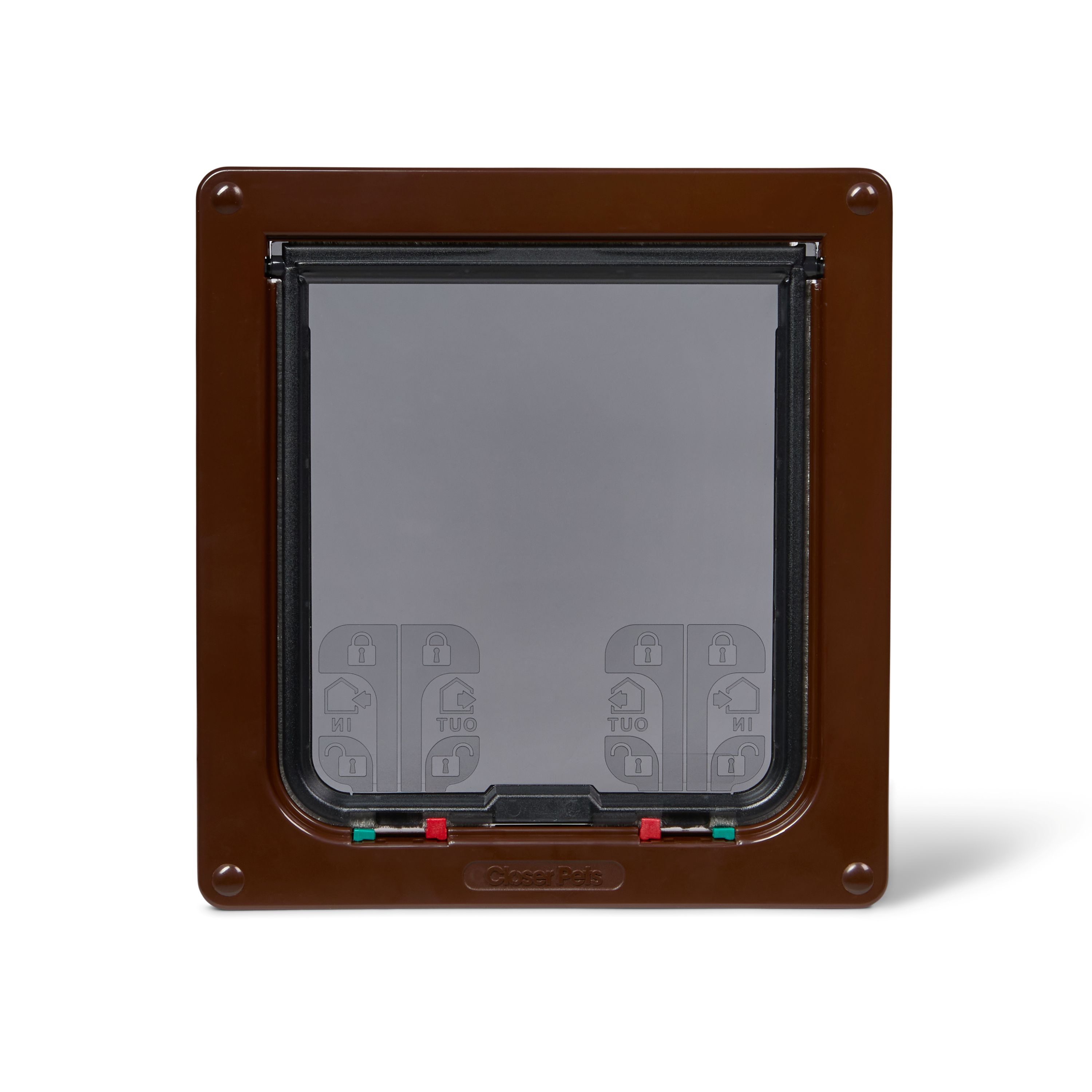 Cat Mate 4 Way Lock Pet Flap Brown