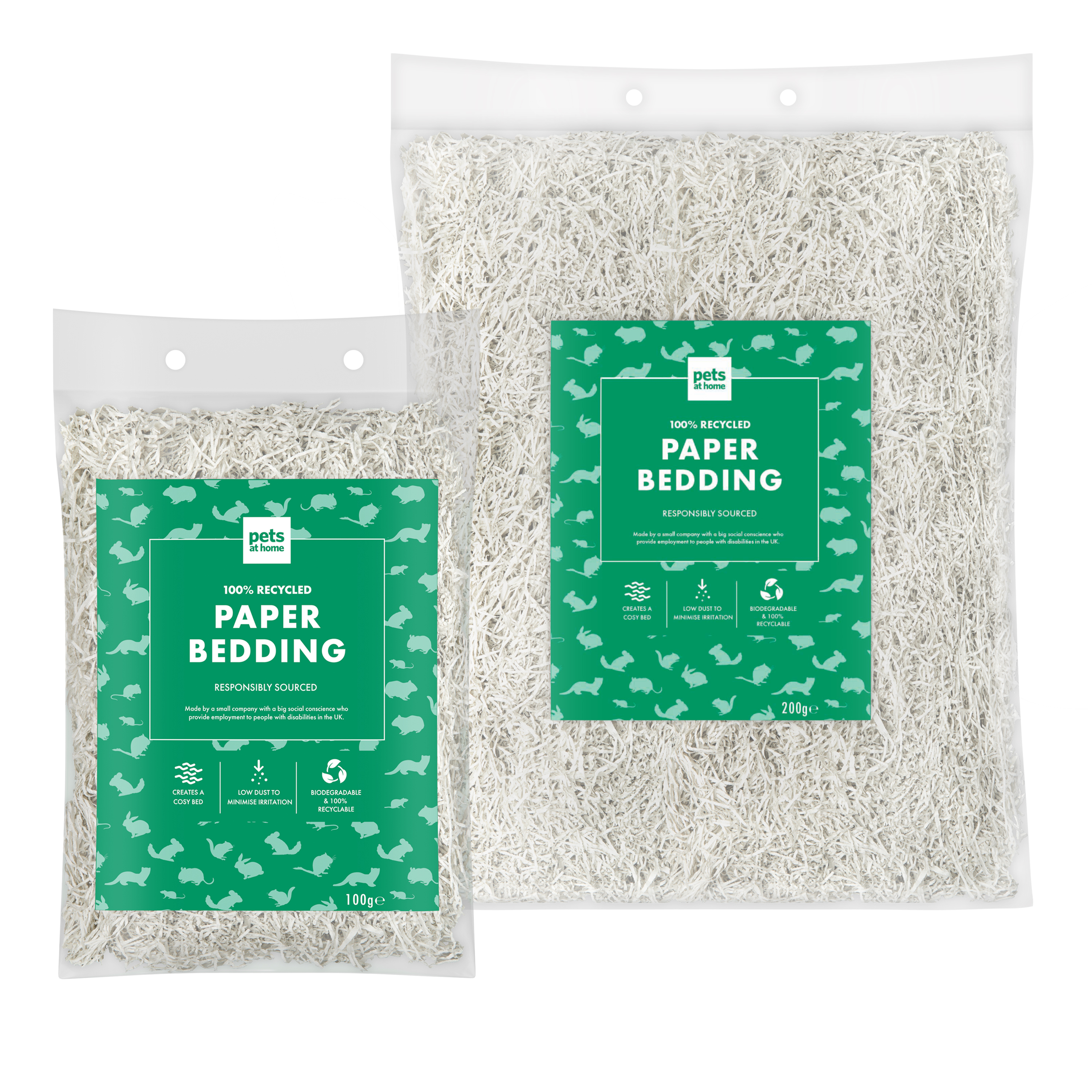 Pets at Home Recycled Paper Small Animal Bedding