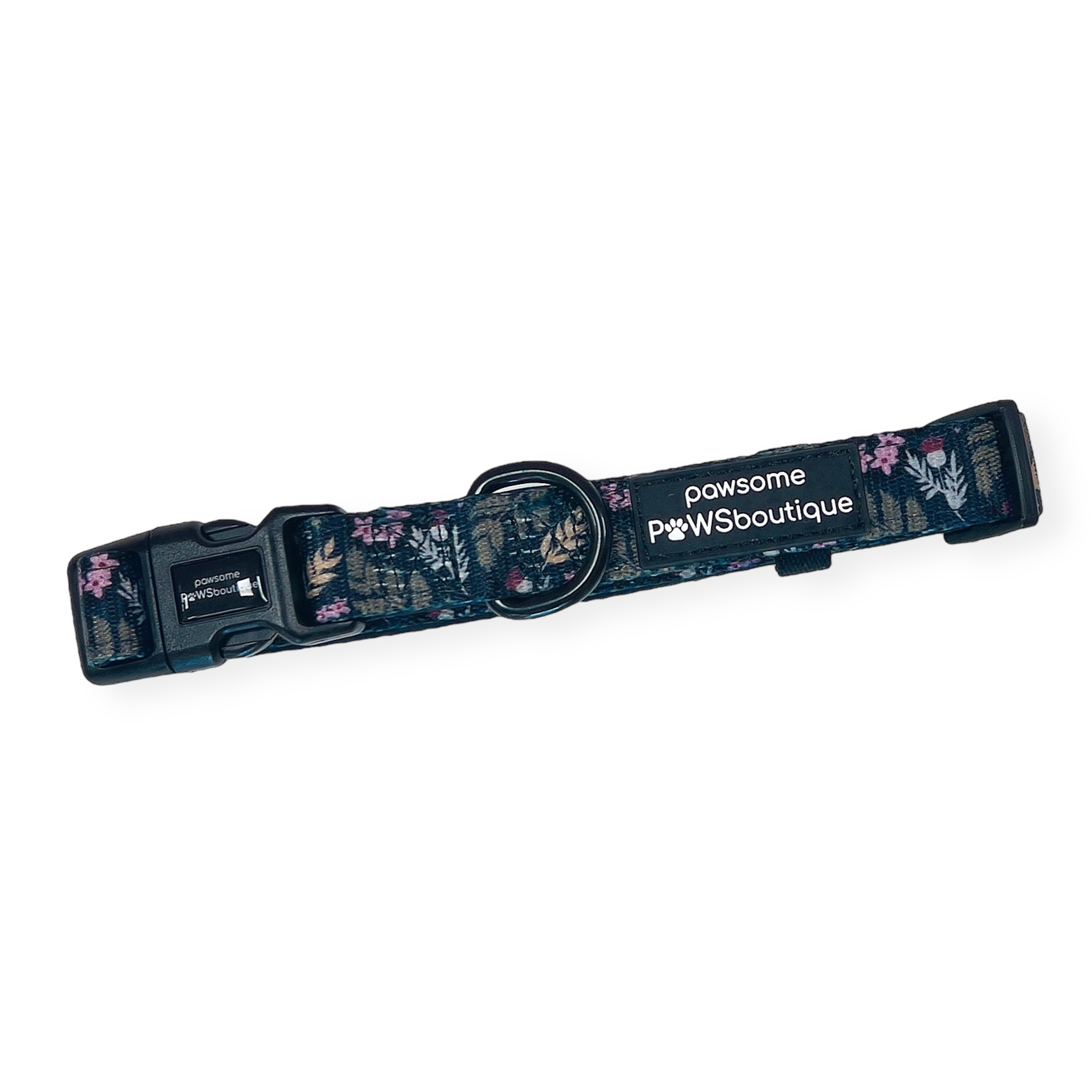 Pawsome Paws Boutique Midnight Garden Dog Collar