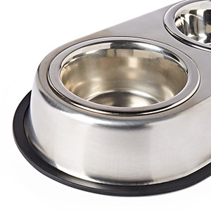 Dogit Stainless Steel Double Dog Diner – X-Large Elevated Feeder With Two Bowls - View #7