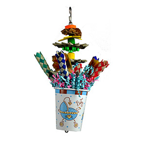 Happy Beaks Tropical Punch Cocktail Bird Toy Medium