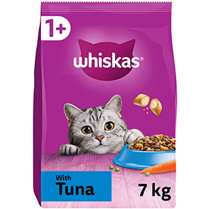 Whiskas 1+ Adult Dry Cat Food with Tuna
