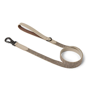Wainwright's Herringbone & Leather Dog Lead Brown Large