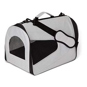 Pets at Home Folding Pet Carrier Grey Pets