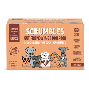 Scrumbles Grain Free Natural Wet Dog Food Meat Selection | Pets