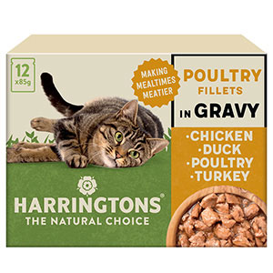 Harringtons Wet Adult Cat Food Poultry In Gravy 12 Pouches