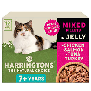 Harringtons Senior Wet Cat Food Mixed Variety In