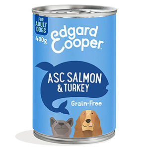 Edgard & Cooper Adult Wet Dog Food Salmon & Turkey Tin