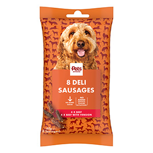 Pets at Home Deli Sausages Beef & Venison