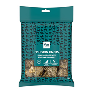 Pets at Home Fish Skin Knots for Sensitive Stomachs Dog Treats