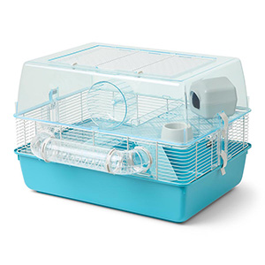 Pets at Home Hamster Mouse Home with Accessories Teal Pets