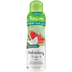 Tropiclean Watermelon 2-in-1 Shampoo & Conditioner Dogs and