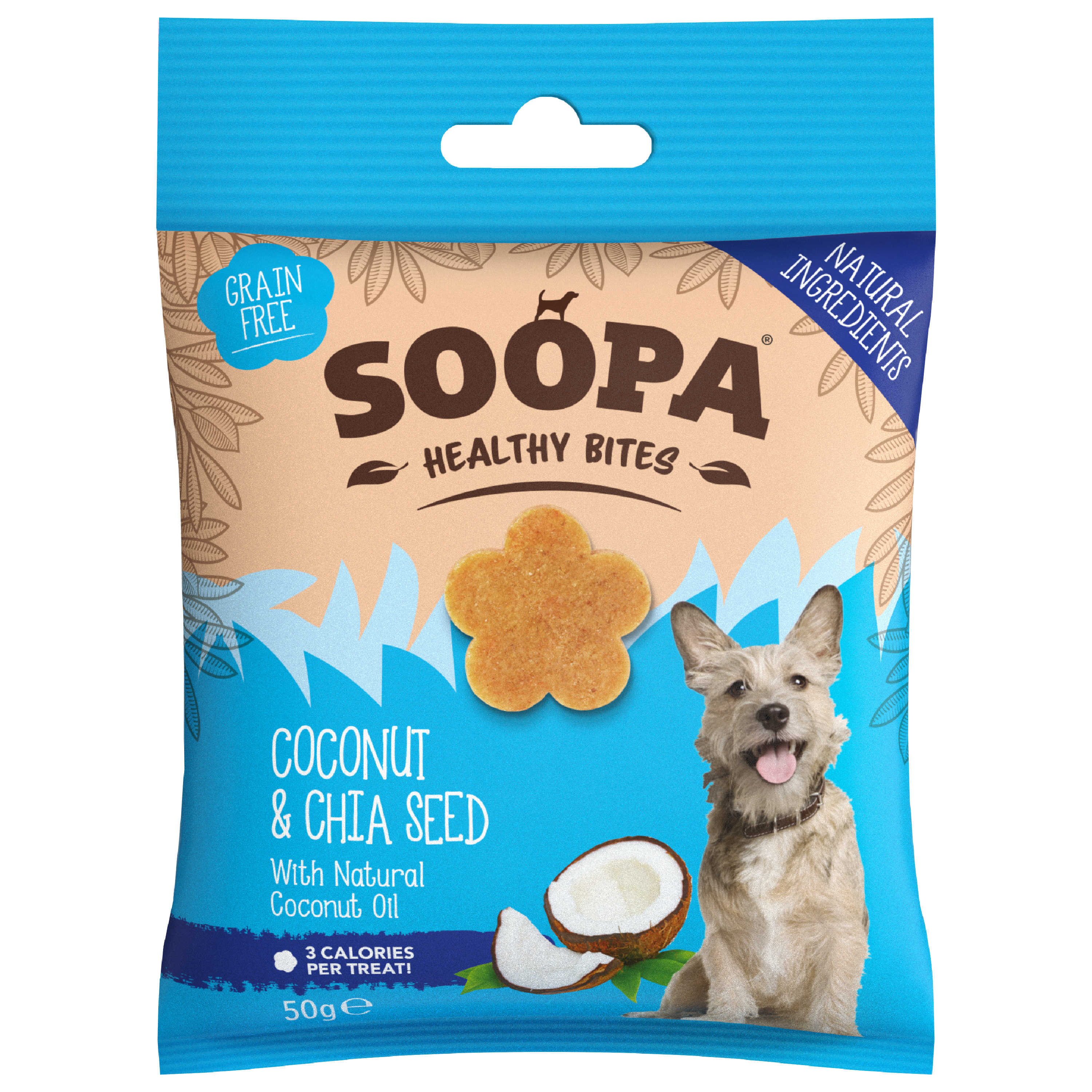 Soopa Healthy Bites Coconut & Chia Seed Dog Treats