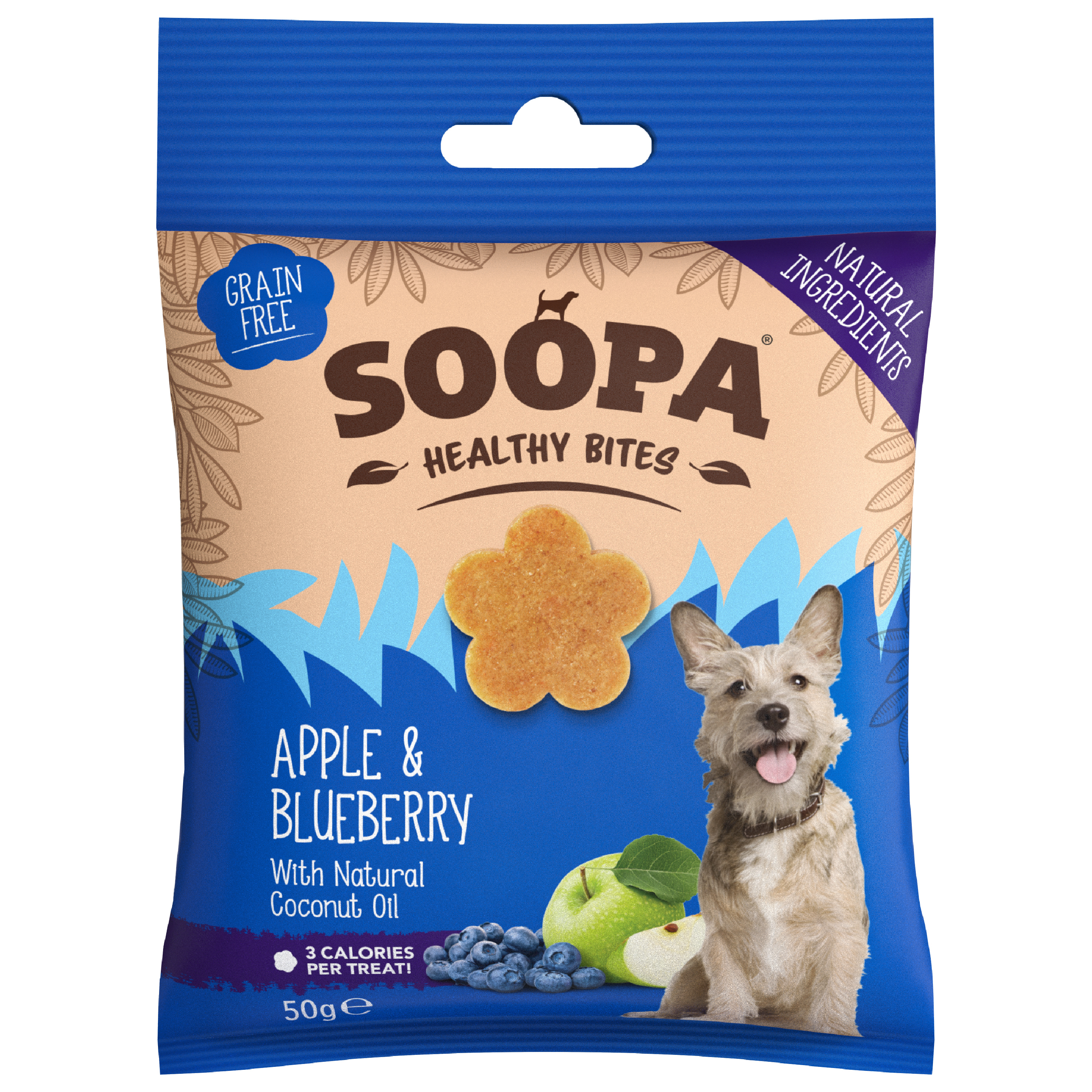 Soopa Healthy Bites Apple & Blueberry Dog Treats