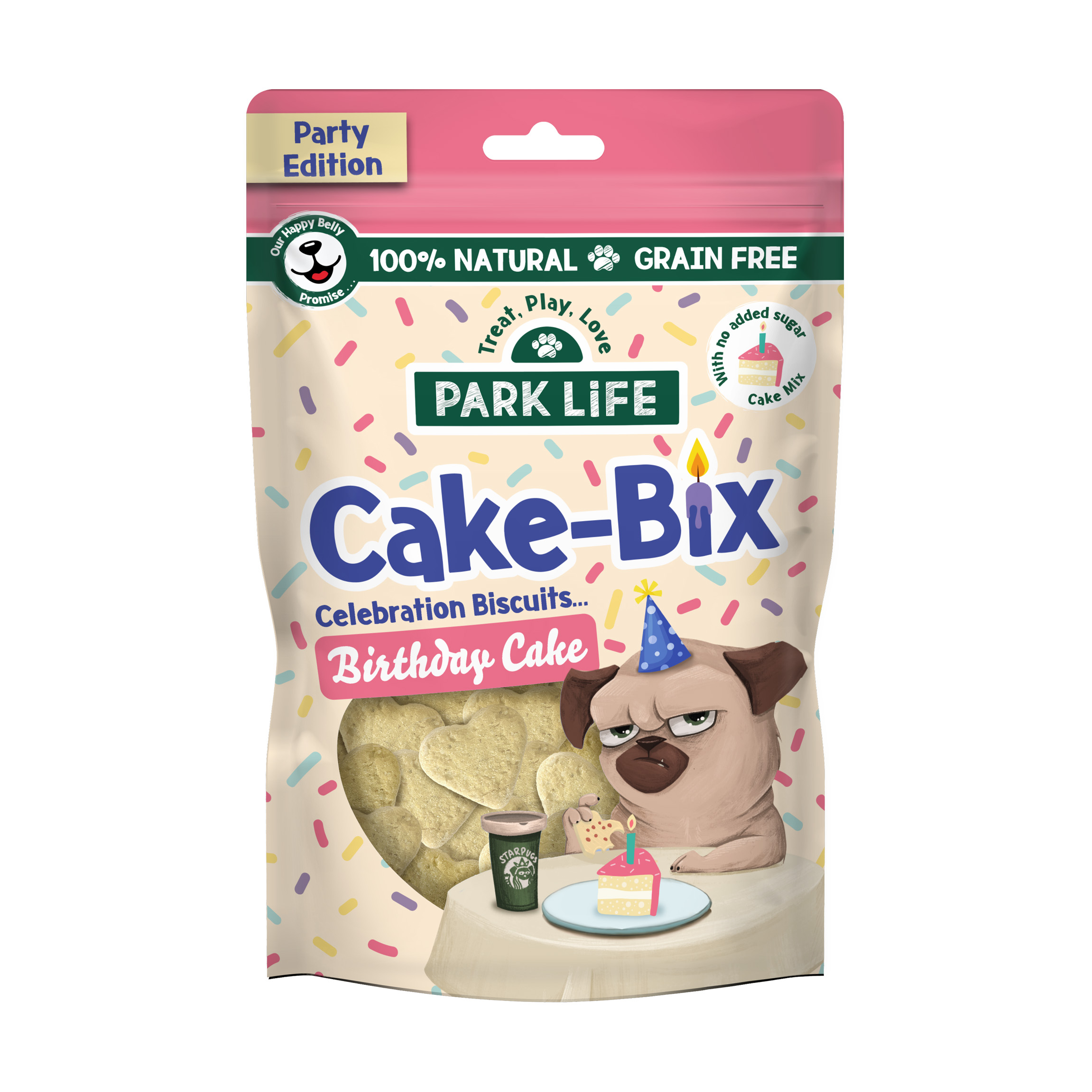 Park Life Cake-Bix Birthday Cake Flavour Dog Treats