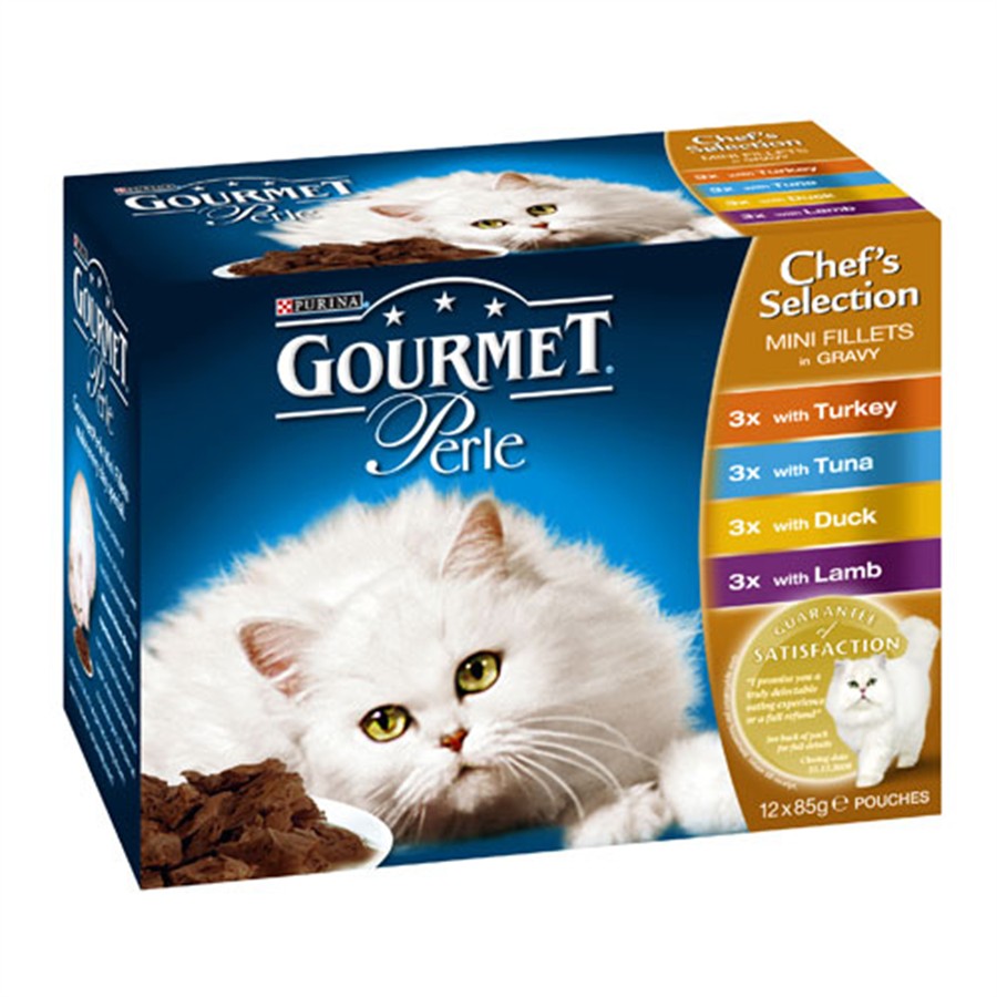 Gourmet Perle Wet Adult Cat Food Mixed Pets