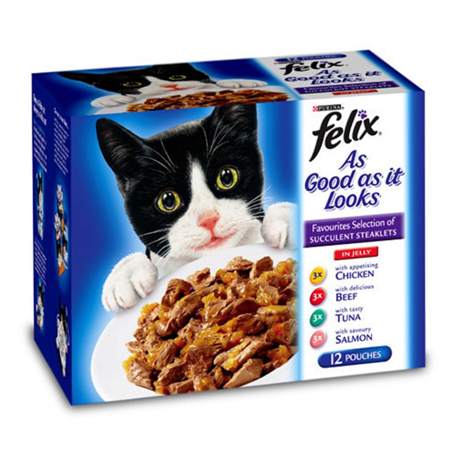 Felix As Good As It Looks Adult Wet Cat Food Selection In Jelly Pets